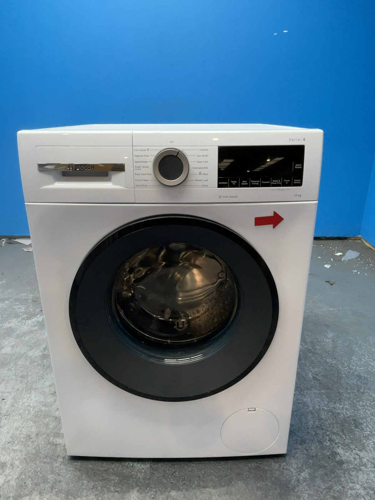 #GRC-165-782 - Bosch Series 6 10kg 1400rpm Washing Machine – AntiStain, SpeedPerfect, White
