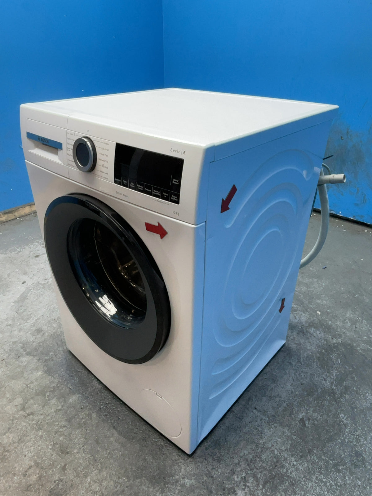 #GRC-165-782 - Bosch Series 6 10kg 1400rpm Washing Machine – AntiStain, SpeedPerfect, White