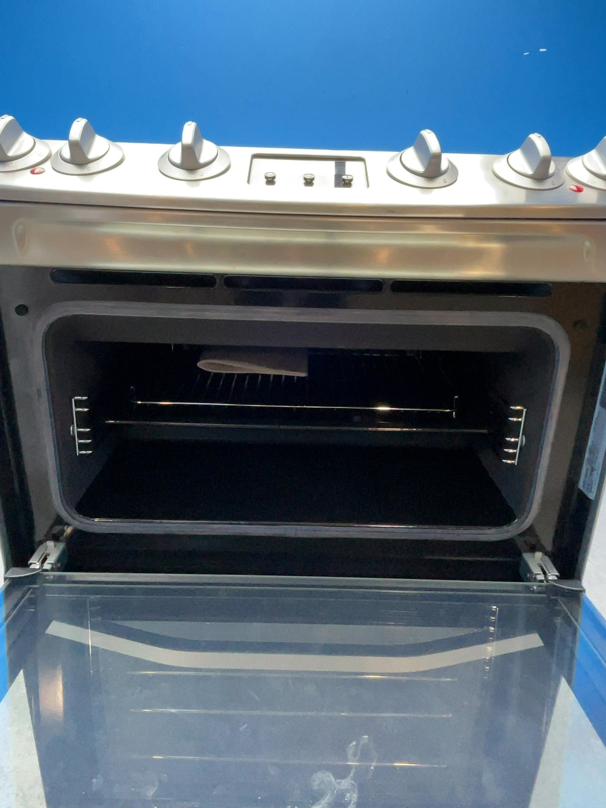 #GRC-165-811 - John Lewis 60cm Dual Fuel Double Oven Cooker – 83L/36L Capacity, Gas Hob, Stainless Steel