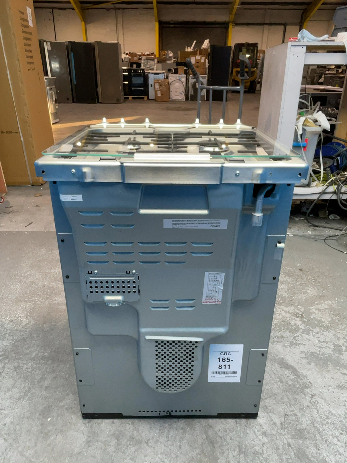 #GRC-165-811 - John Lewis 60cm Dual Fuel Double Oven Cooker – 83L/36L Capacity, Gas Hob, Stainless Steel