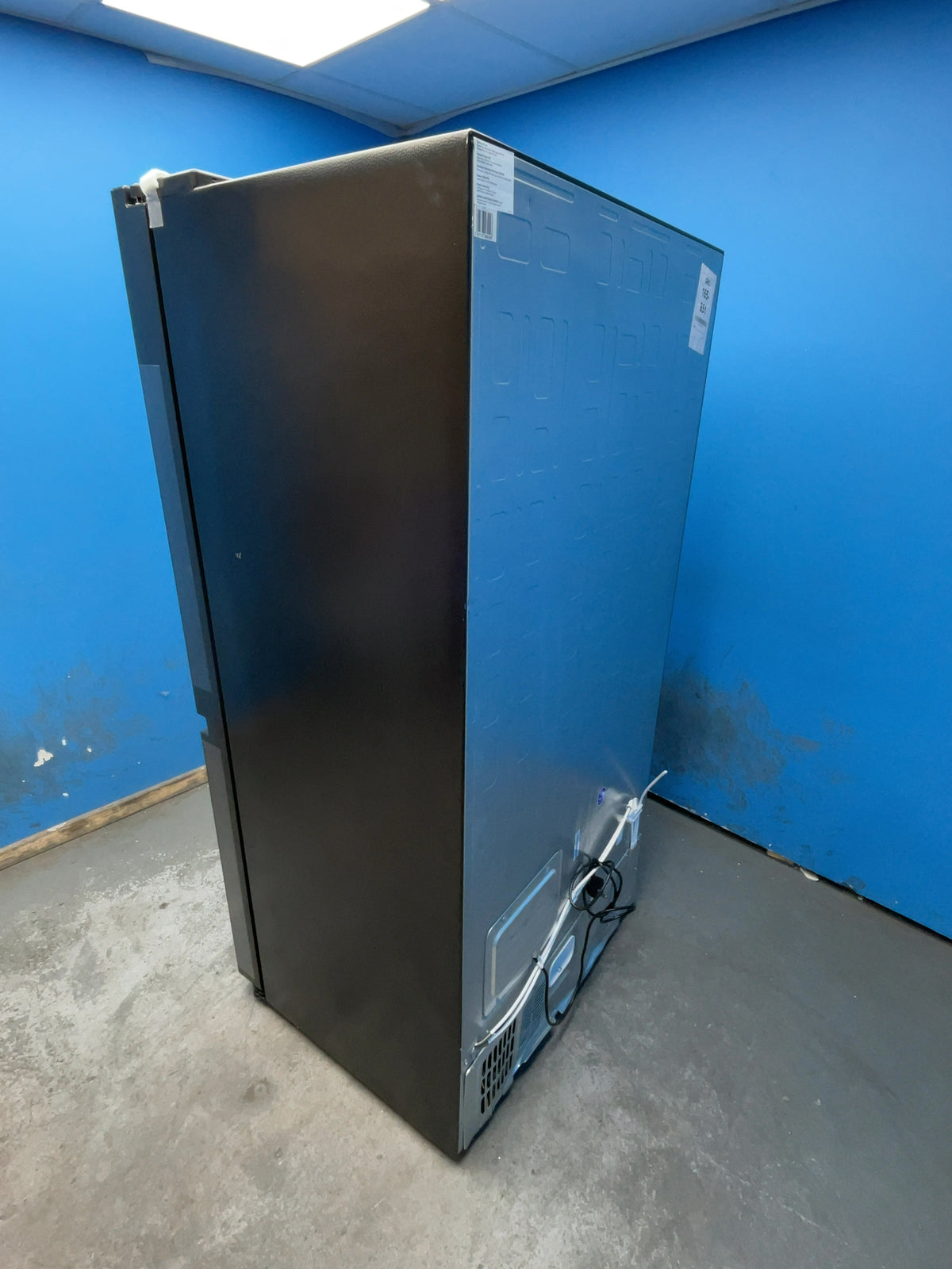 #GRC-165-851 - Hisense American Style Fridge Freezer – 614L, Black Steel, Total No Frost