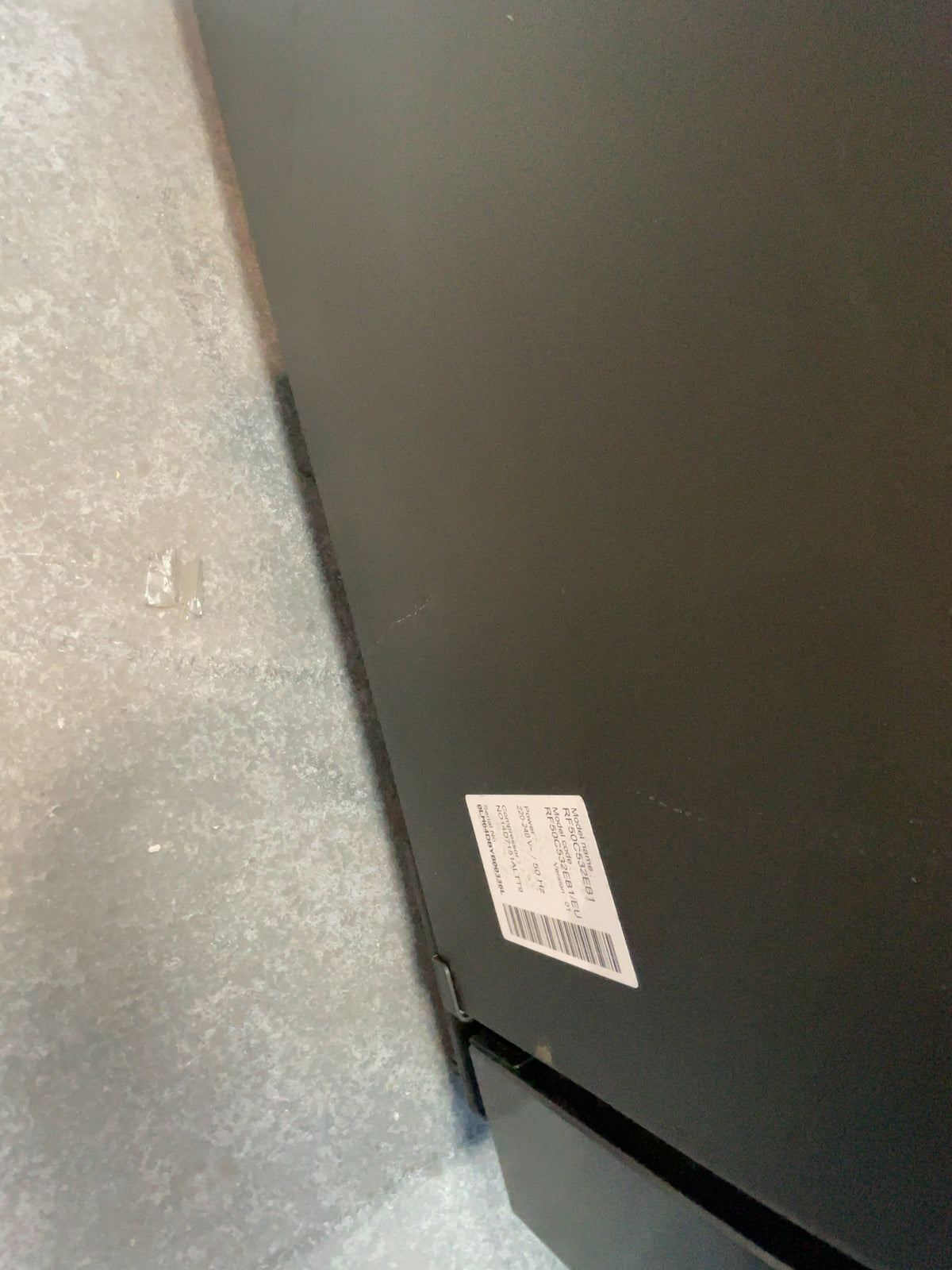 #GRC-165-855 - Samsung 81.7cm French Door Fridge Freezer – 495L, Black, Total No Frost