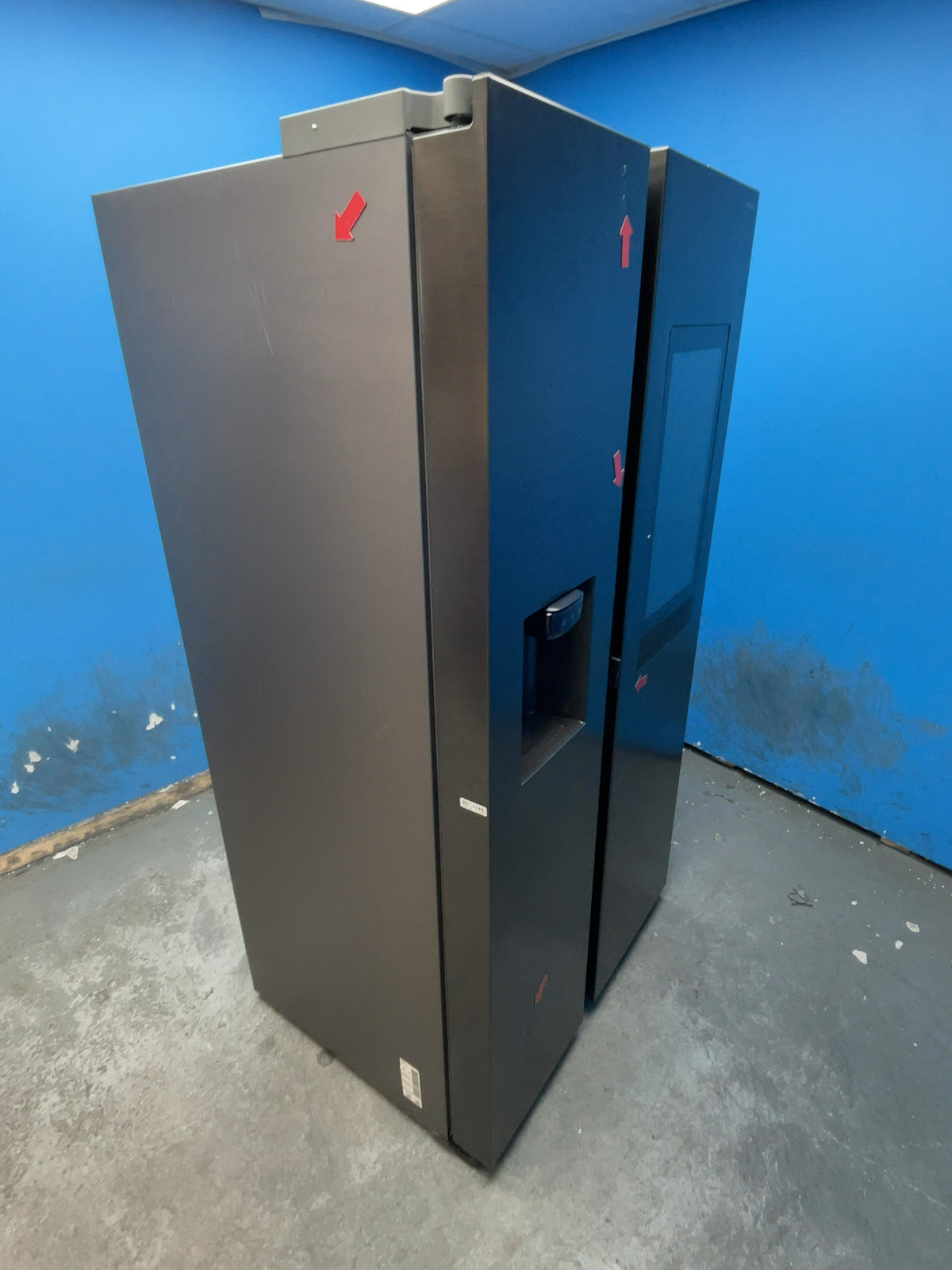 #GRC-165-856 - Samsung Series 9 American Style Fridge Freezer – 614L, Dark Ocean Inox