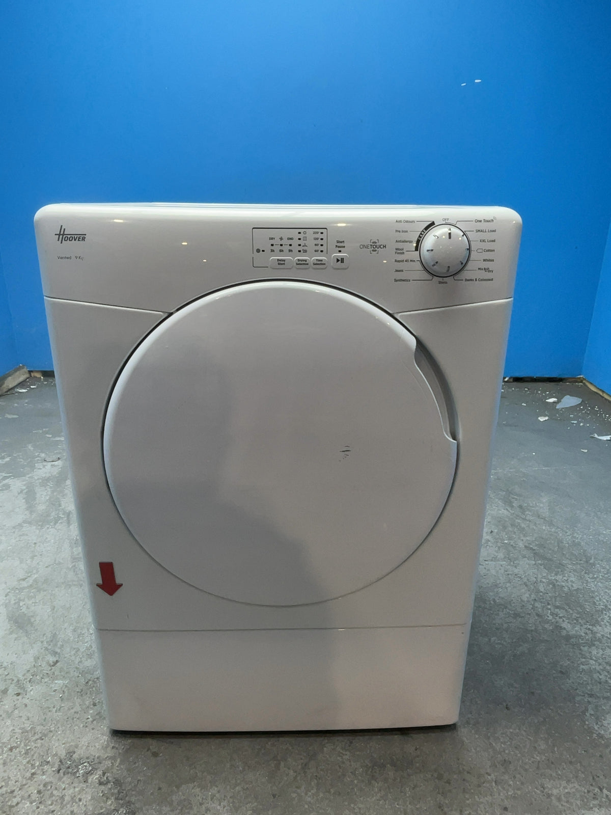 #GRC-165-891 - Hoover H-DRY 300 9kg Vented Tumble Dryer – NFC Connectivity, White, 59.6cm Wide