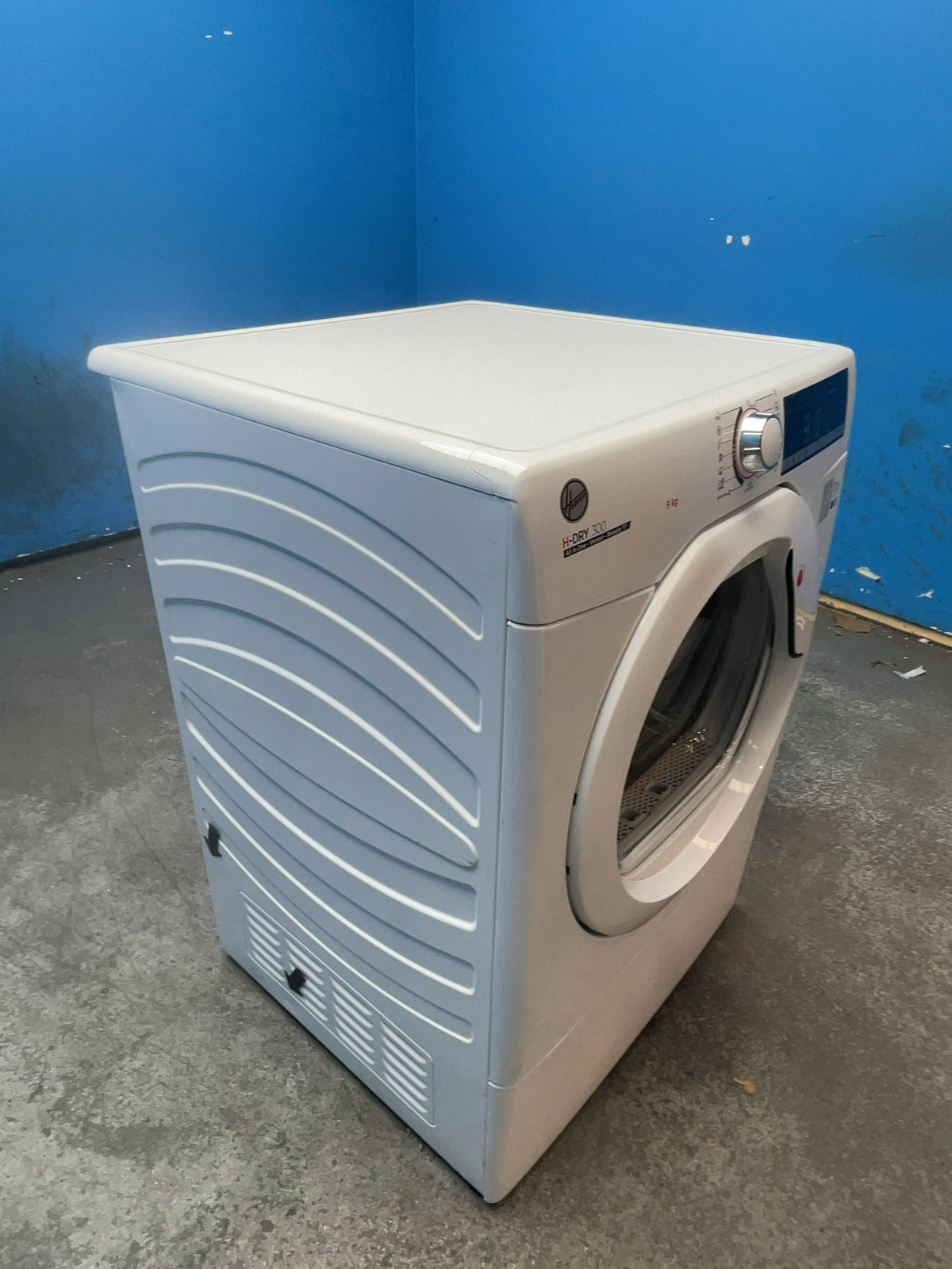 #GRC-165-920 - Hoover H-DRY 300 9kg Vented Tumble Dryer – Sensor Drying, White, C Energy Rating