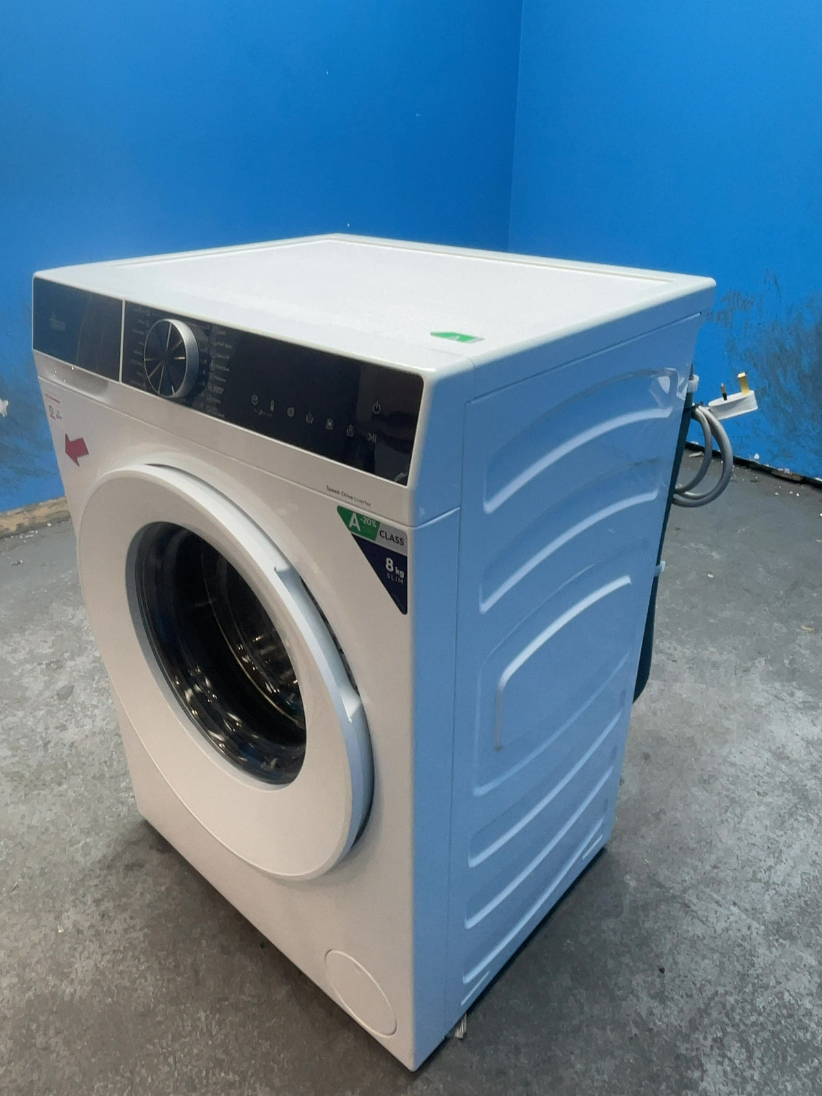 #GRC-165-921 - Hoover HGD 48S8C-80 8kg 1400rpm Washing Machine – Steam Cycle, Inverter Motor, White