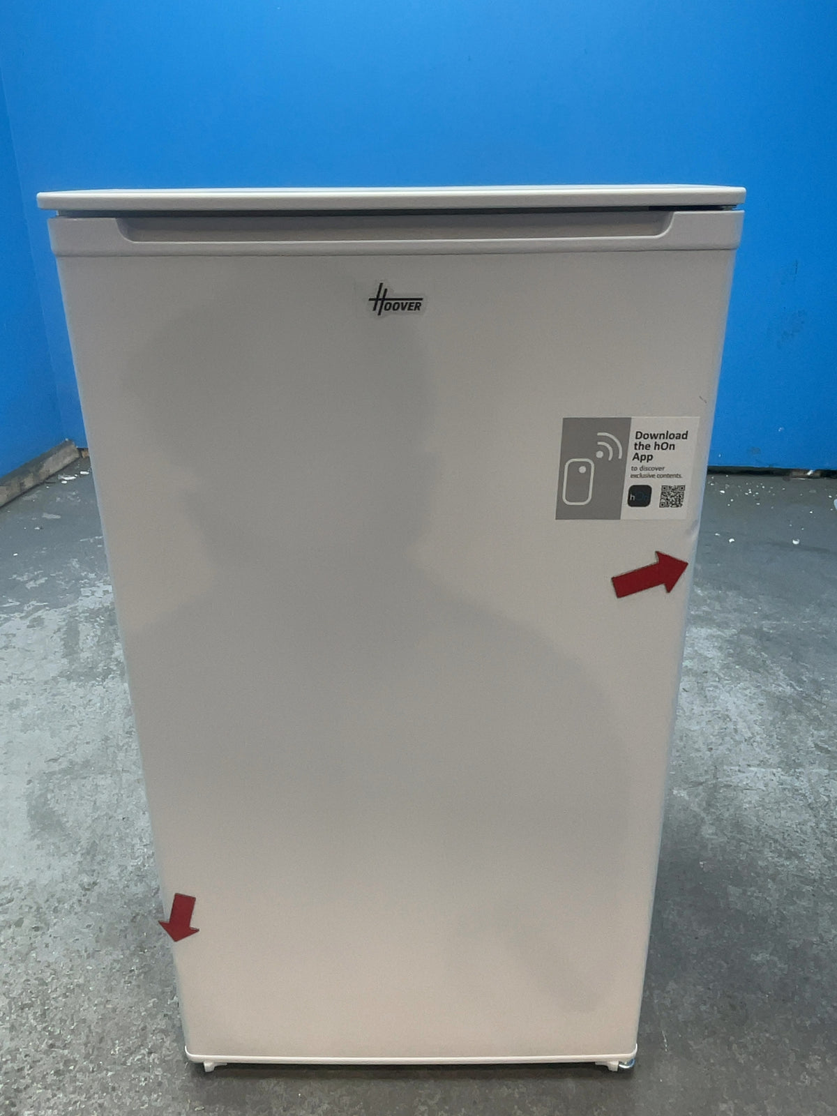 #GRC-165-972 - Hoover 48cm Undercounter Freezer – 60L Capacity, 3 Drawers, White