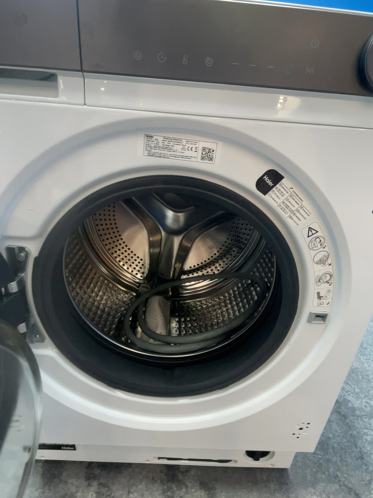 #GRC-165-989 - Haier 10kg 1400rpm Integrated Washing Machine – Inverter BPM, White