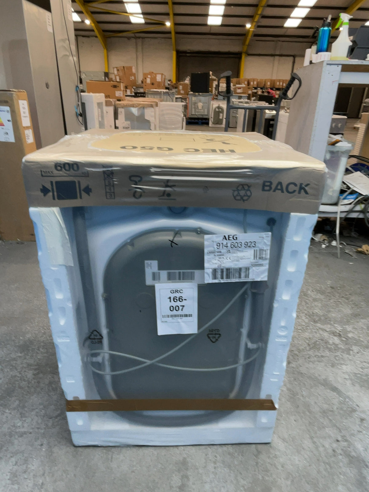 #GRC-166-007 - AEG 7kg/4kg ProSense Washer Dryer – 1600 Spin, AutoSense, White