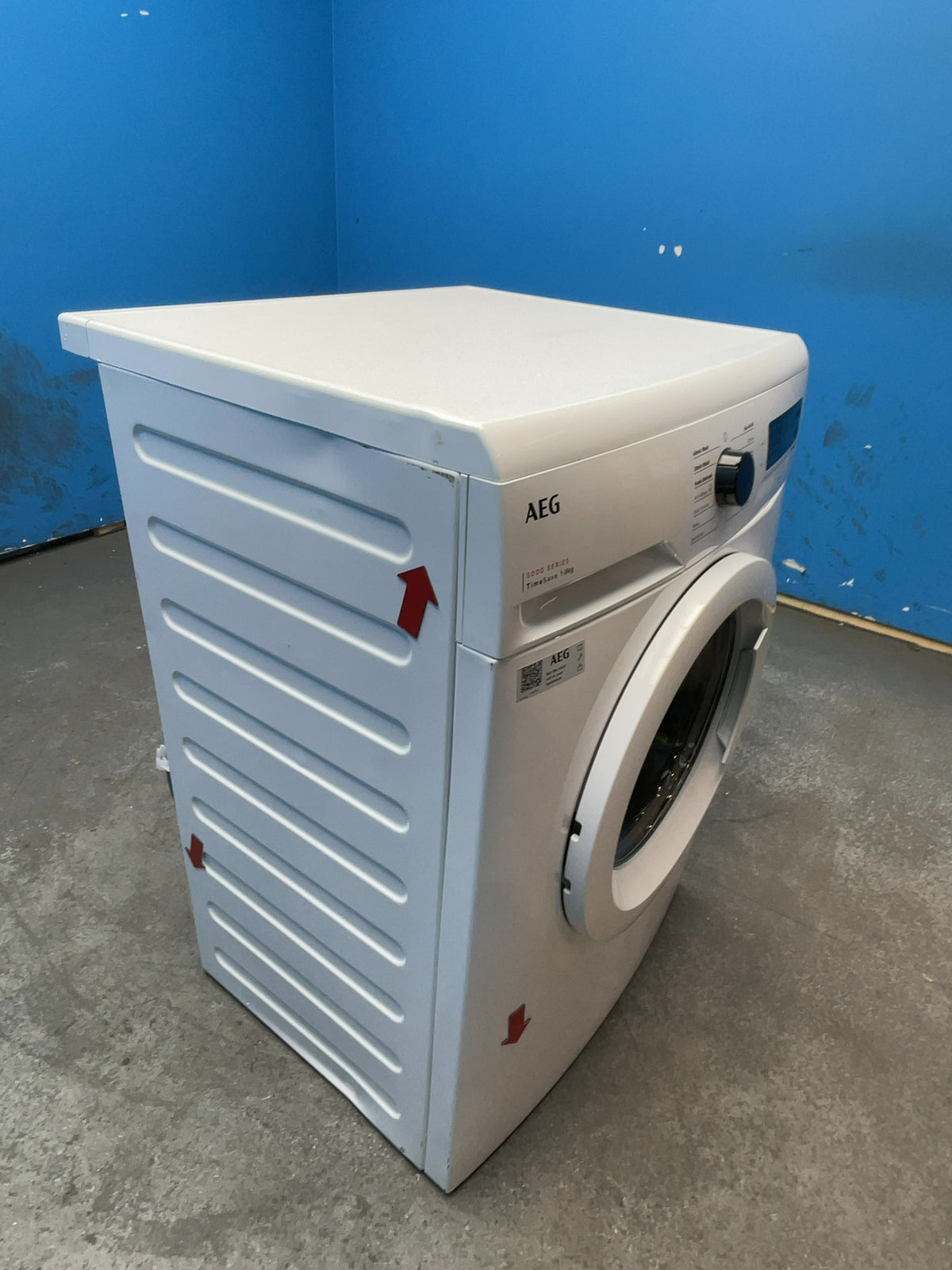 #GRC-166-051 - AEG 8kg 1400rpm Washing Machine – AutoSense Technology, Anti-Allergy Cycle & TimeSave, White