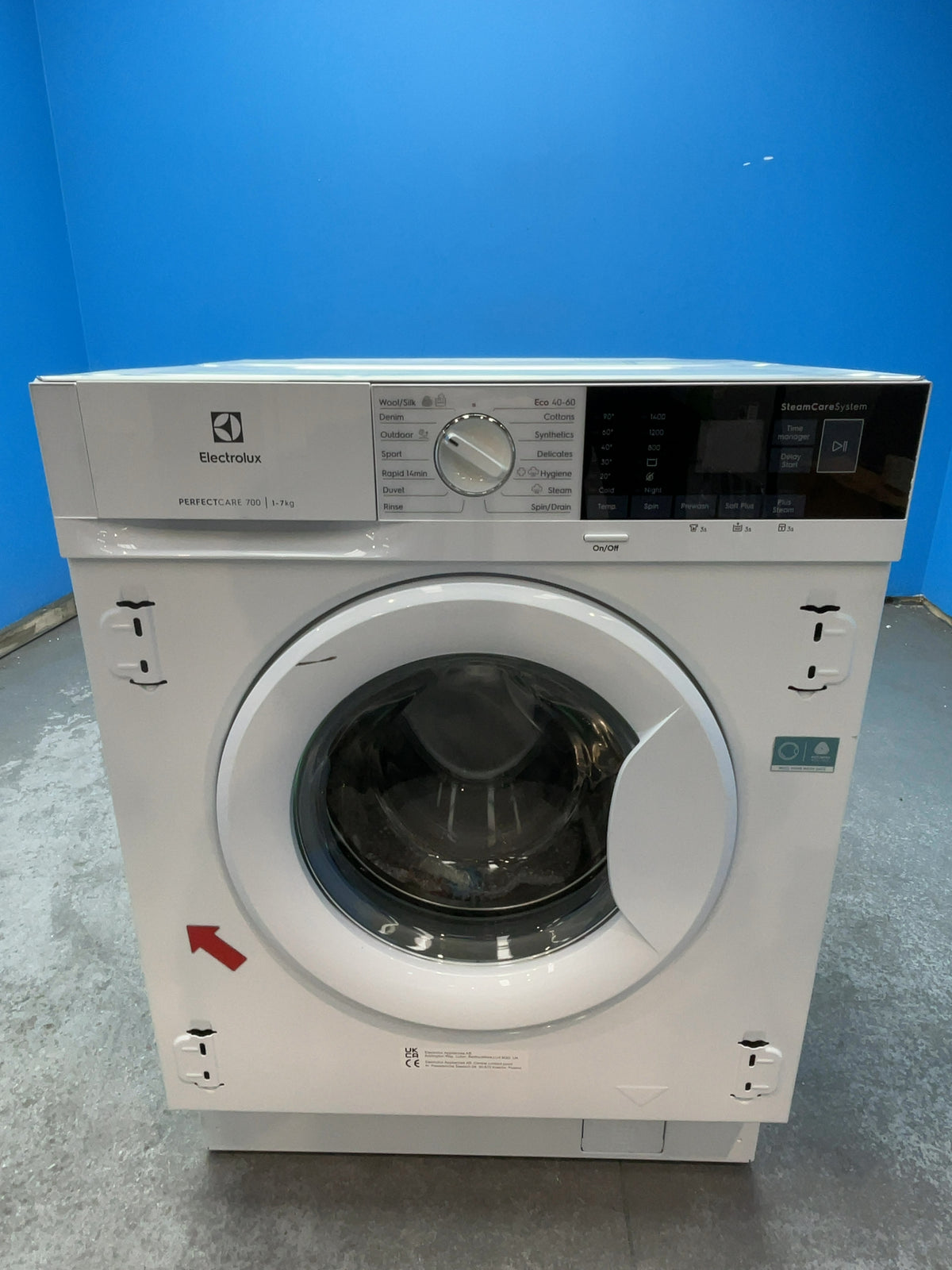 #GRC-166-069 - Electrolux Integrated 7kg 1400rpm Washing Machine – SensiCare, SteamCare