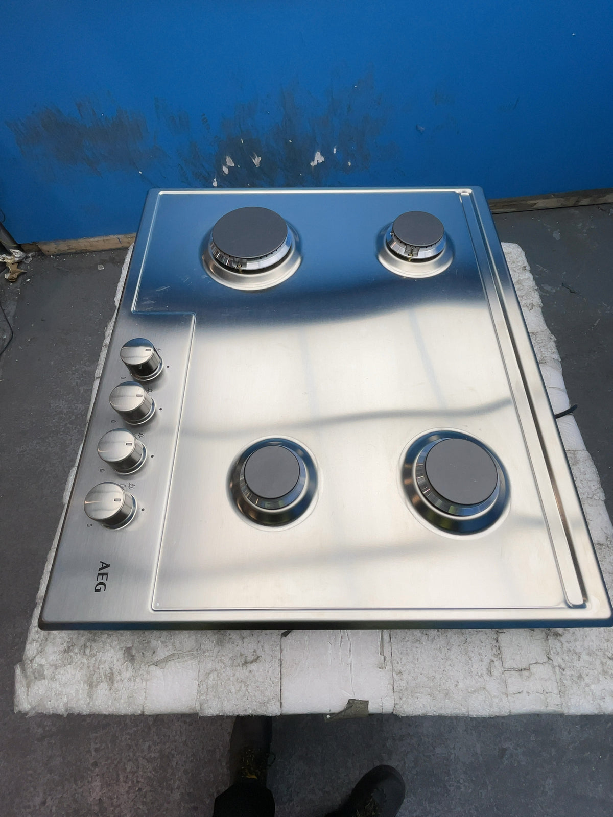#GRC-166-096 - AEG 3000 Series 60cm Gas Hob – 4 Burners, Slimline Design, SpeedBurn Tech