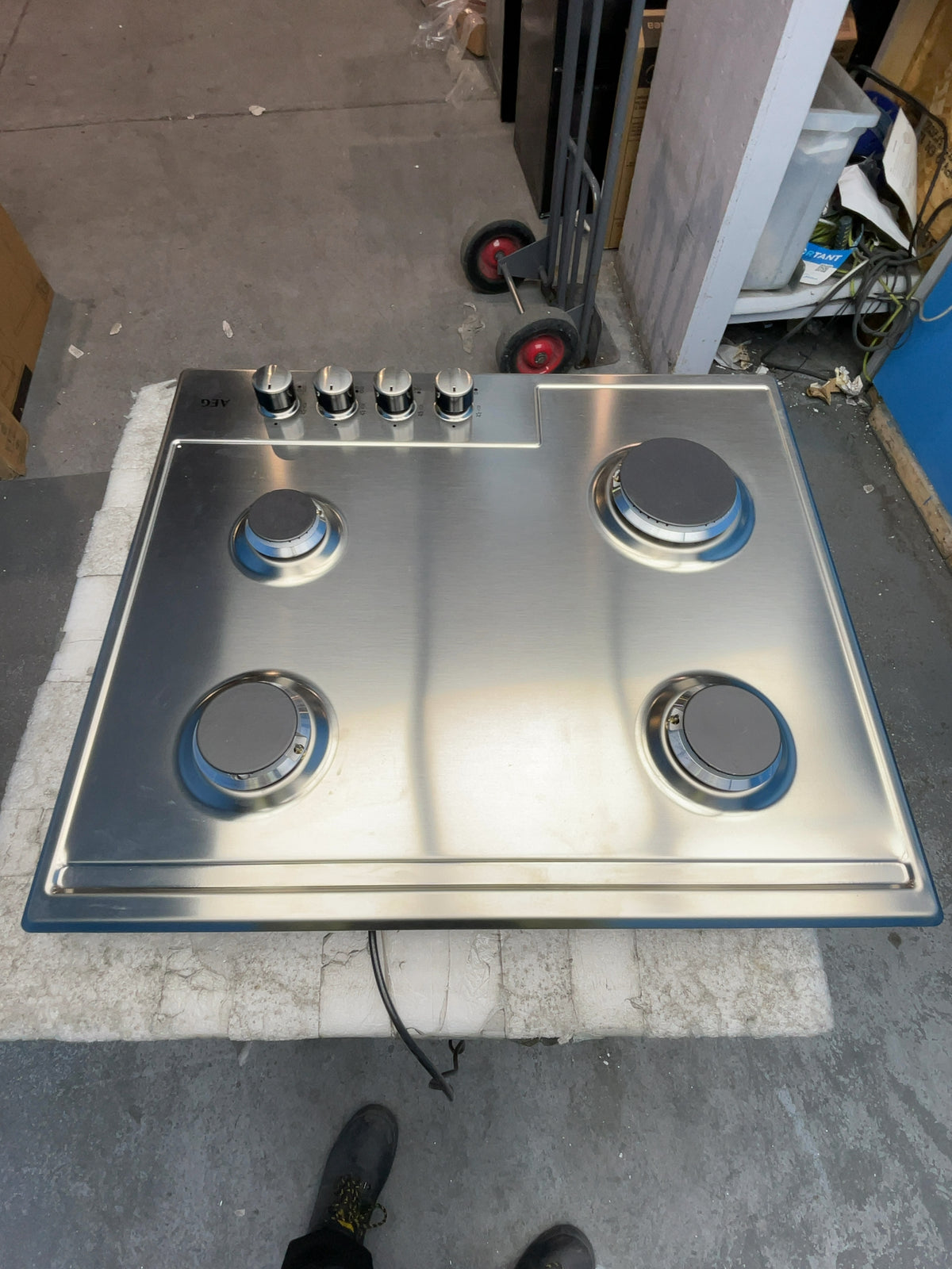 #GRC-166-096 - AEG 3000 Series 60cm Gas Hob – 4 Burners, Slimline Design, SpeedBurn Tech