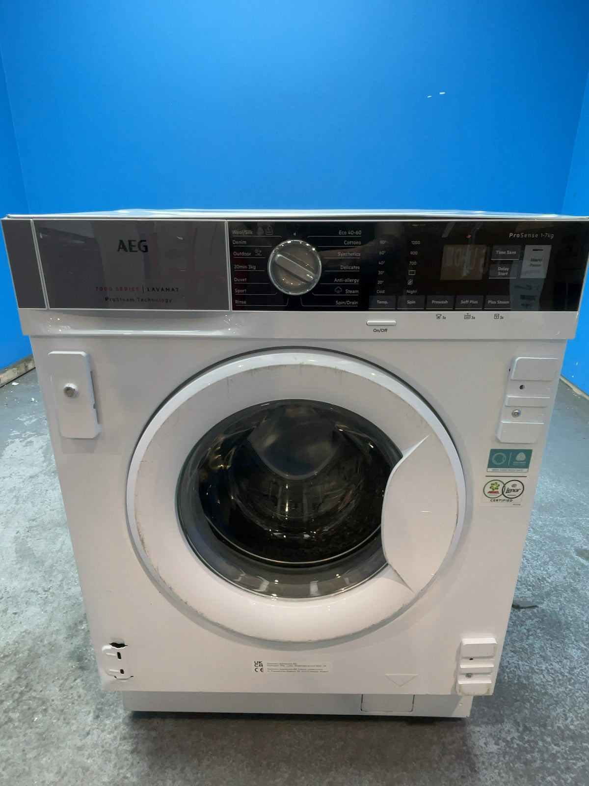#GRC-166-098 - AEG 7kg 1200rpm Integrated Washing Machine – ProSteam, ProSense, White