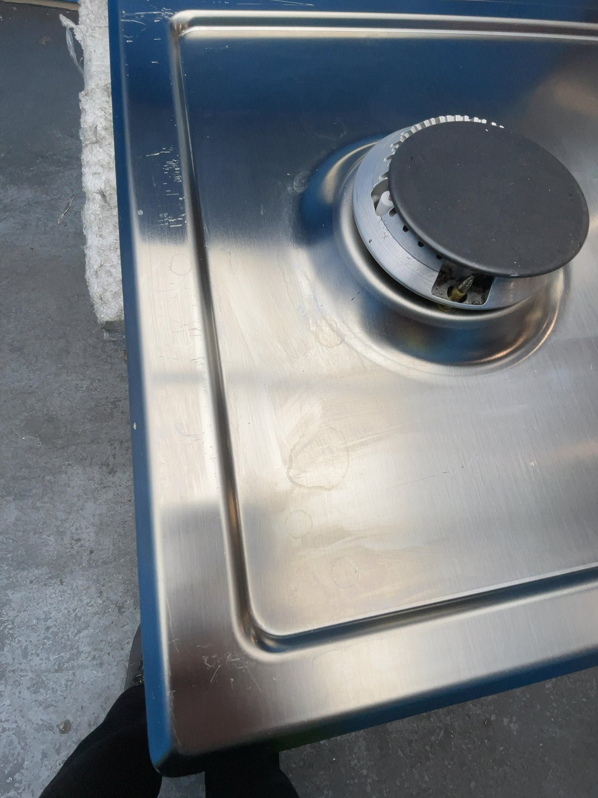 #GRC-166-109 - AEG 3000 90cm 5 Burner Gas Hob in Stainless Steel – Wok Burner, Speed Burners, Cast Iron Pan Supports