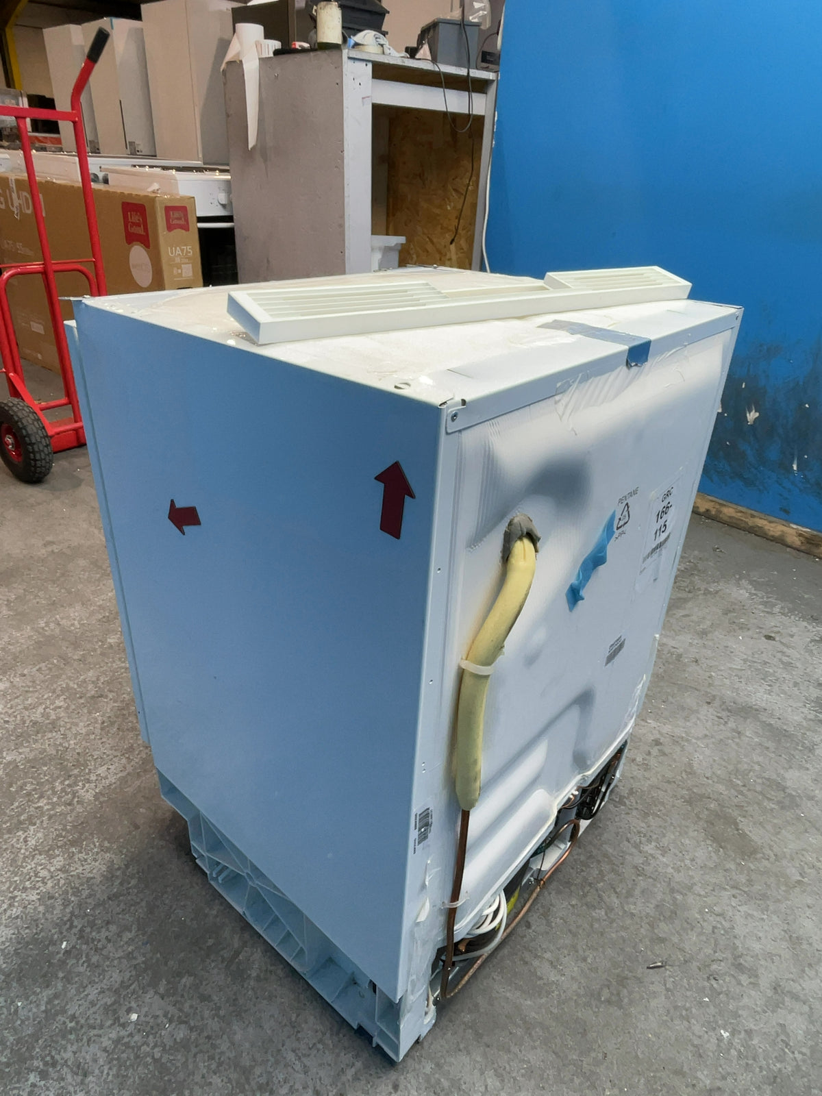 #GRC-166-115 - Electrolux 60cm Built-Under Integrated Freezer – 95L, 4 Drawers, FastFreeze, TempAlert