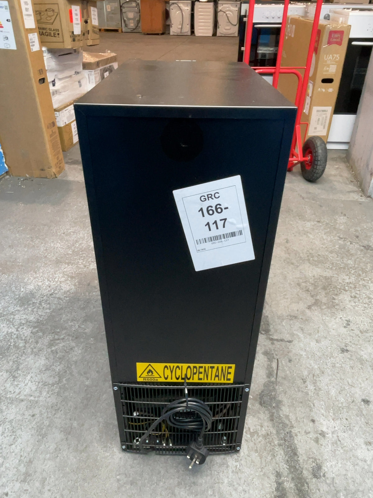 #GRC-166-117 - AEG 5000 30cm Built In Wine Cooler – 20 Bottles, Single Zone, Black Glass