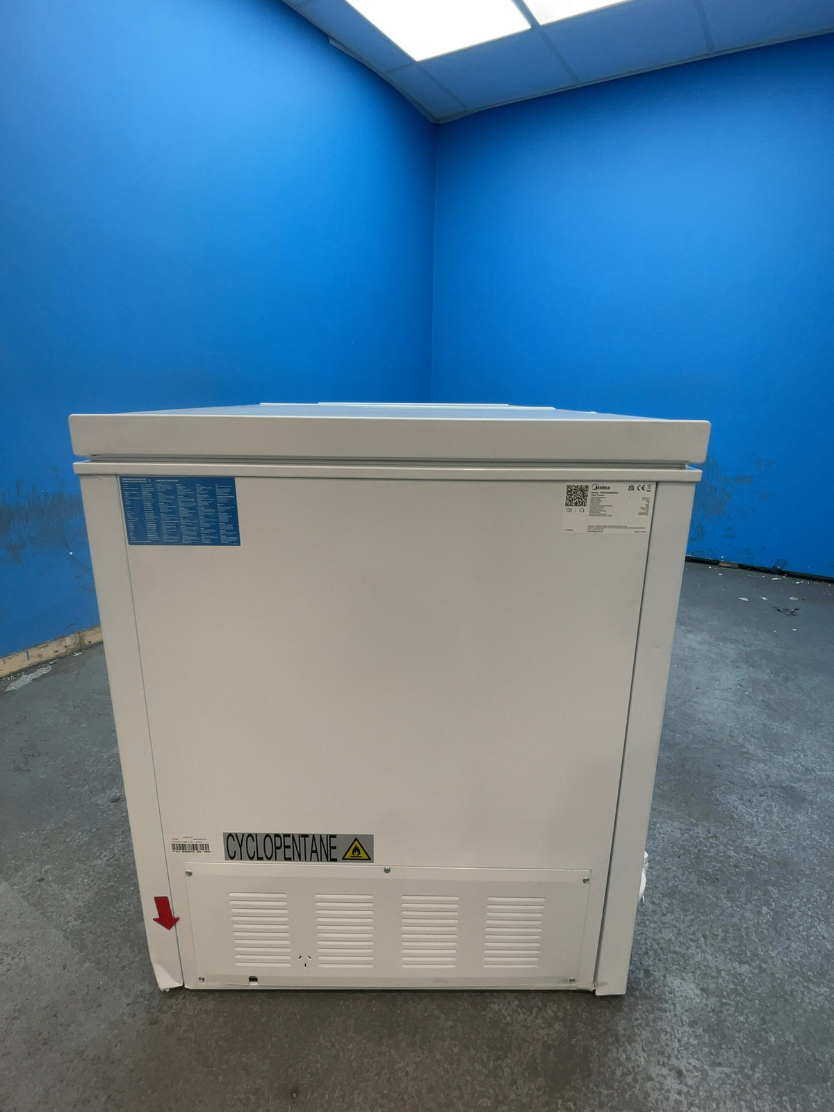 #GRC-166-173 - Midea 508L Chest Freezer – Convertible Fridge/Freezer, White