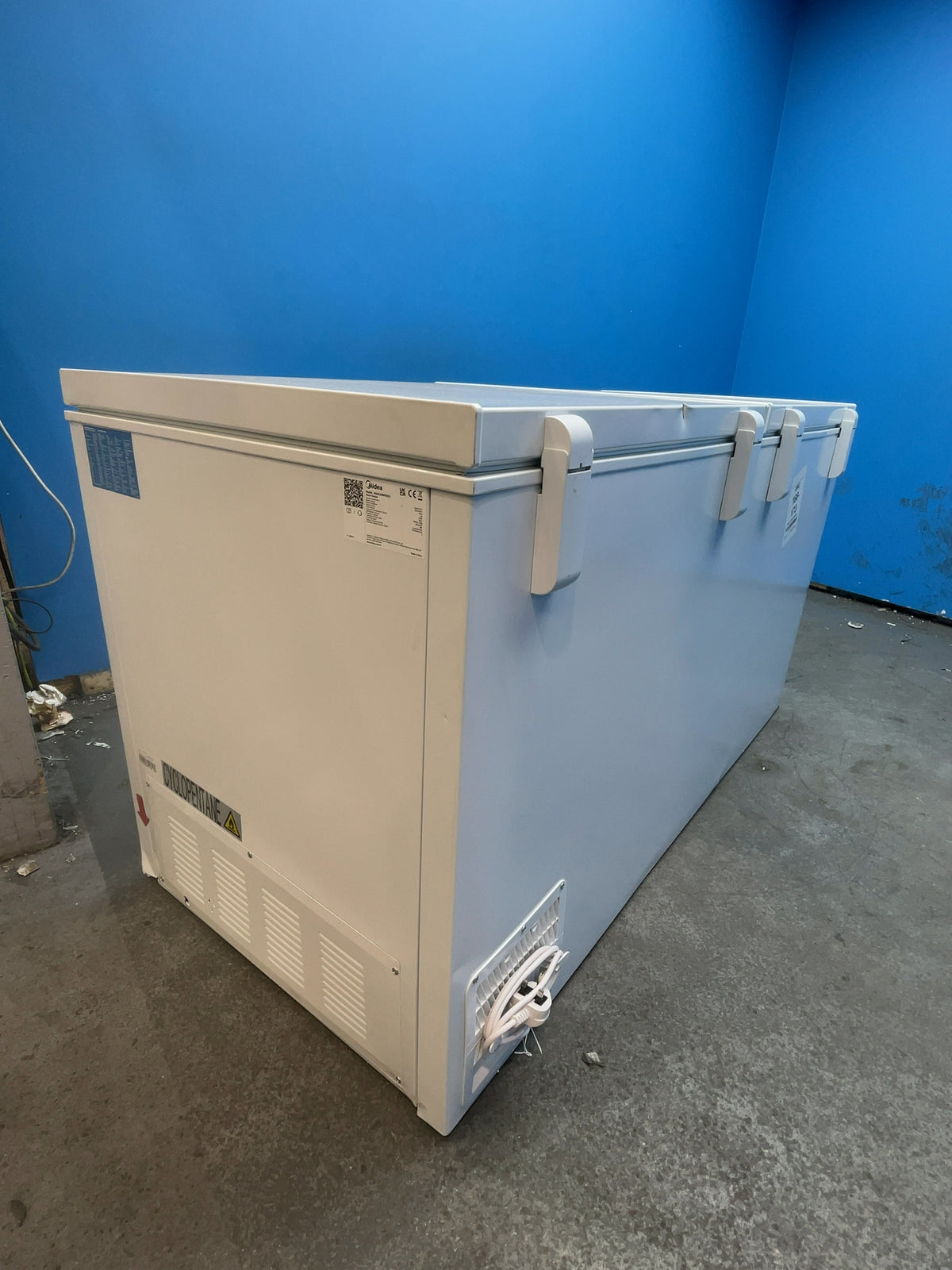 #GRC-166-173 - Midea 508L Chest Freezer – Convertible Fridge/Freezer, White