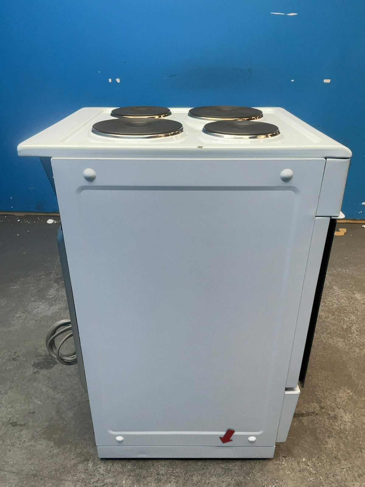#GRC-166-203 - Midea 50cm Electric Cooker – Solid Plate Hob, Integrated Grill, White