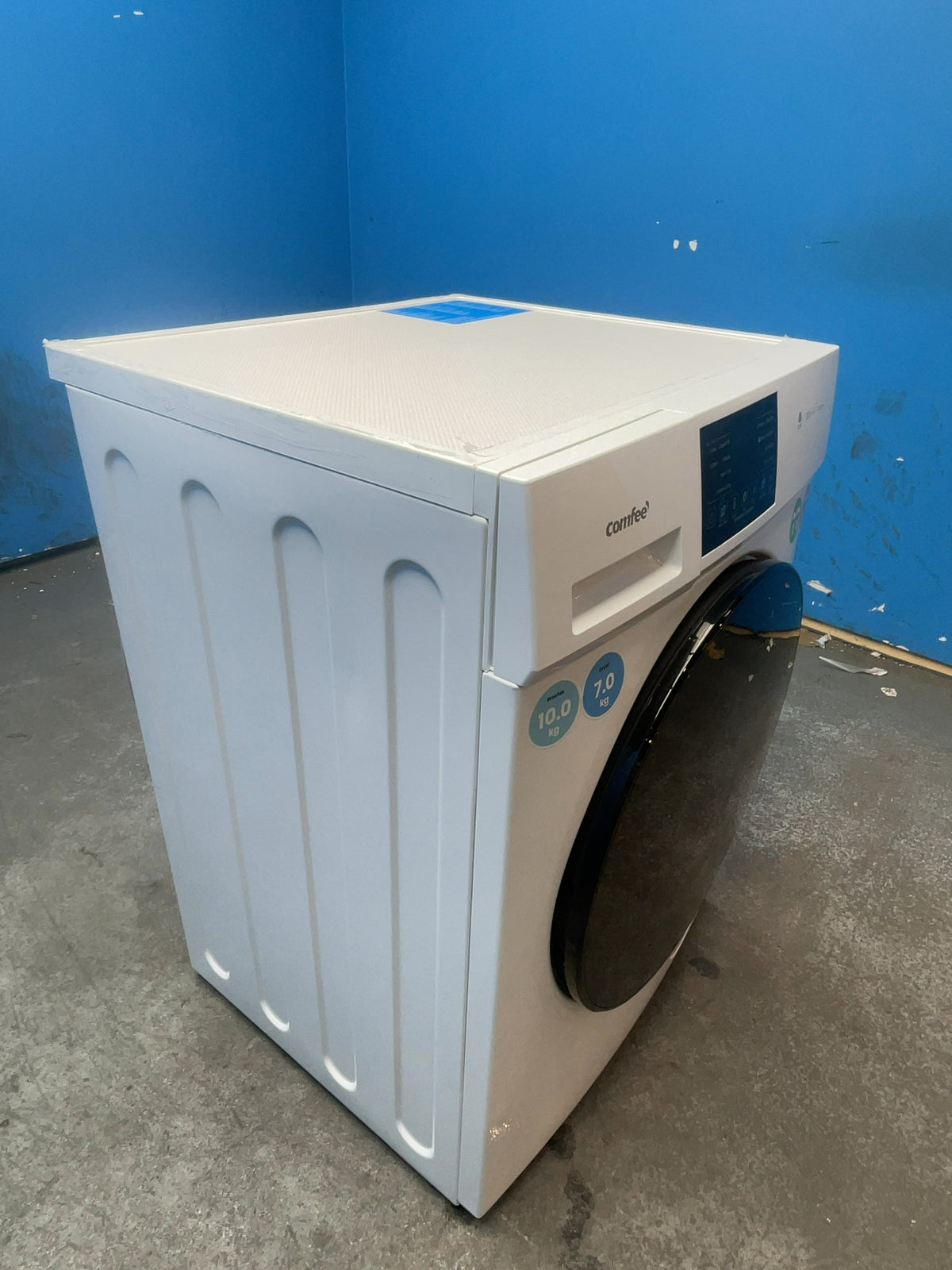 #GRC-166-221 - Comfee 10kg Wash / 7kg Dry Washer Dryer – Steam Care, Woolmark Certified, White