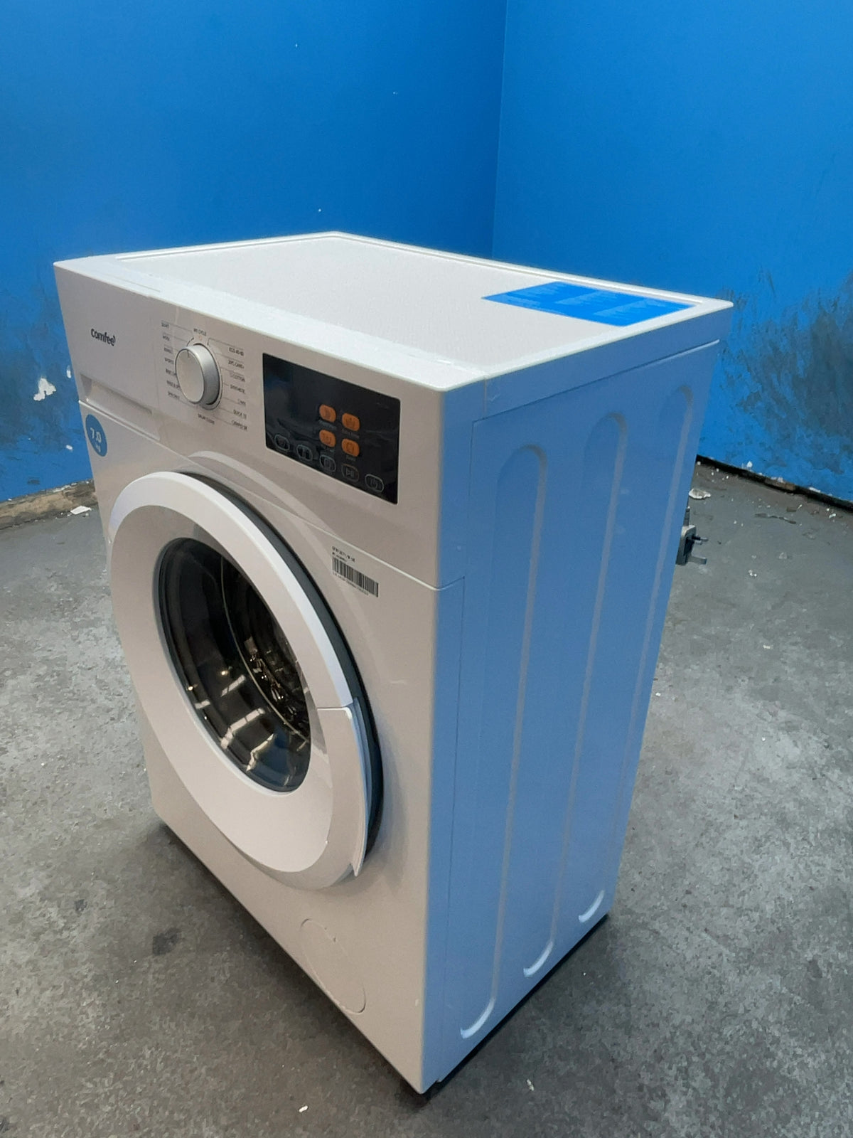 #GRC-166-229 - Comfee 7kg 1200rpm Washing Machine – Steam Wash & 15 Min Quick Cycle, White