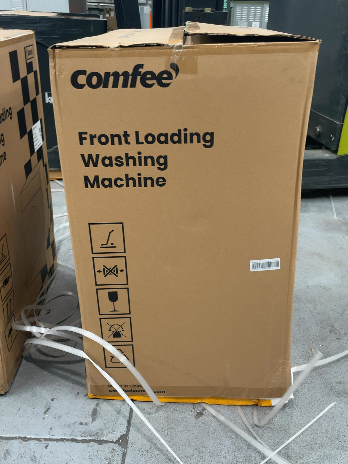 #GRC-166-289 - Comfee 7kg 1200rpm Washing Machine – Steam Wash & 15 Min Quick Cycle, White