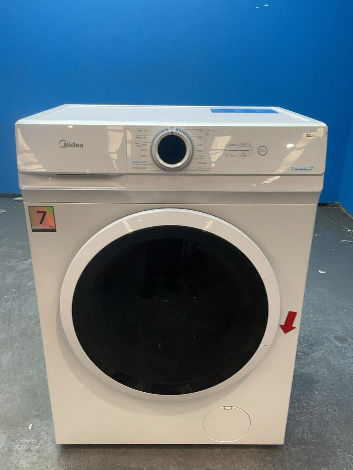 #GRC-166-341 - Midea 7kg 1200rpm Washing Machine – Allergy Care, Steam Care, White