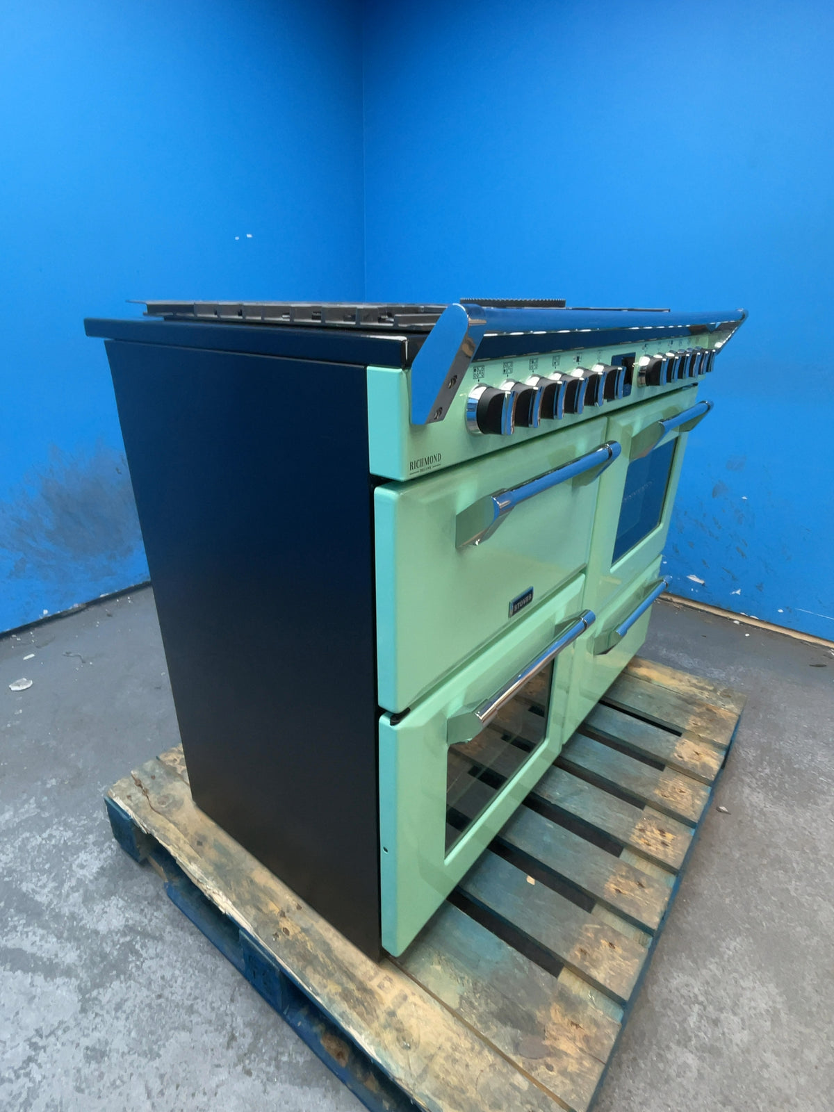 #GRC-166-356 - Stoves Richmond Deluxe 110cm Dual Fuel Range Cooker – Quad Oven, 7 Burners, Mojito Mint