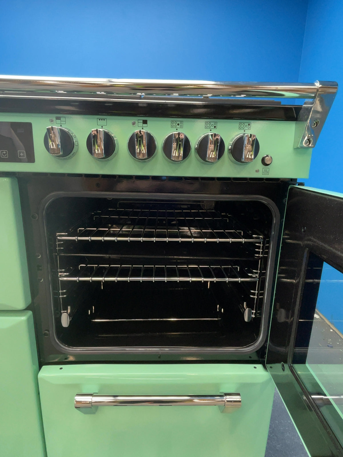 #GRC-166-356 - Stoves Richmond Deluxe 110cm Dual Fuel Range Cooker – Quad Oven, 7 Burners, Mojito Mint