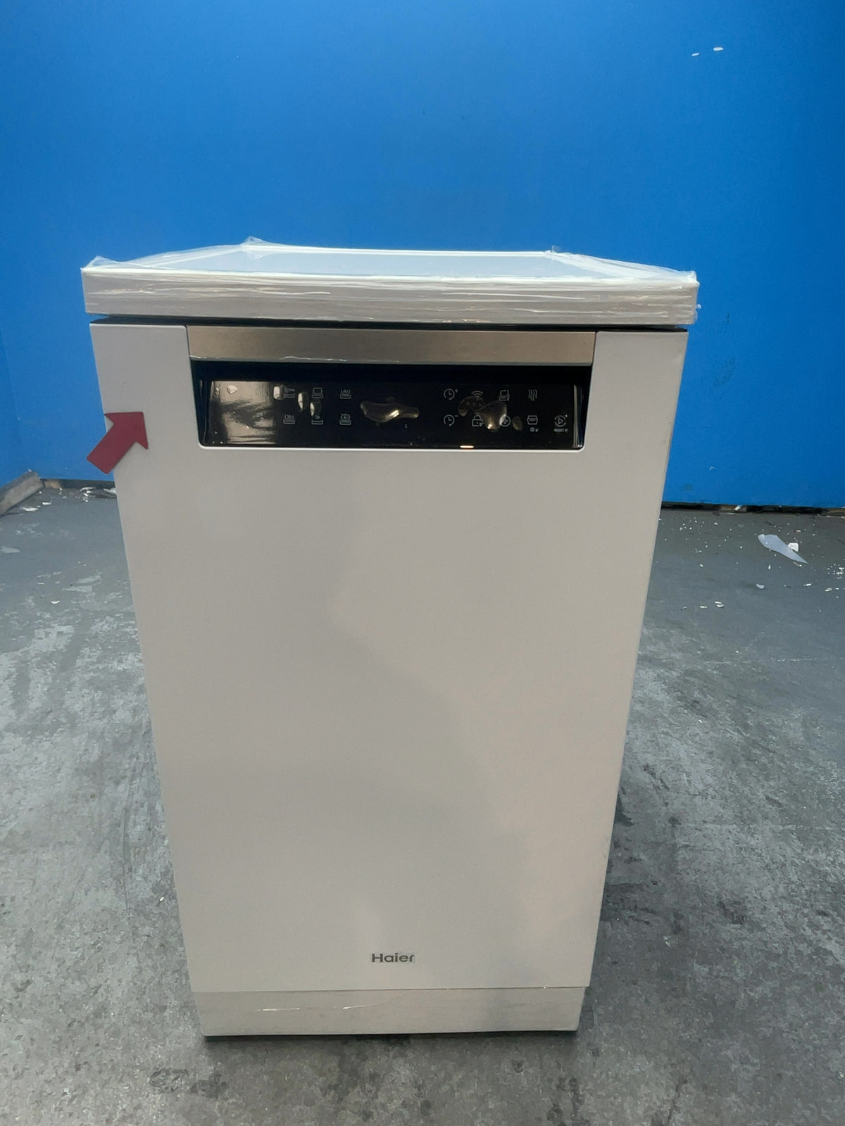 #GRC-166-447 - Haier I-Pro Shine 5 45cm Slimline Dishwasher – 11 Place Settings, WiFi Connected, White