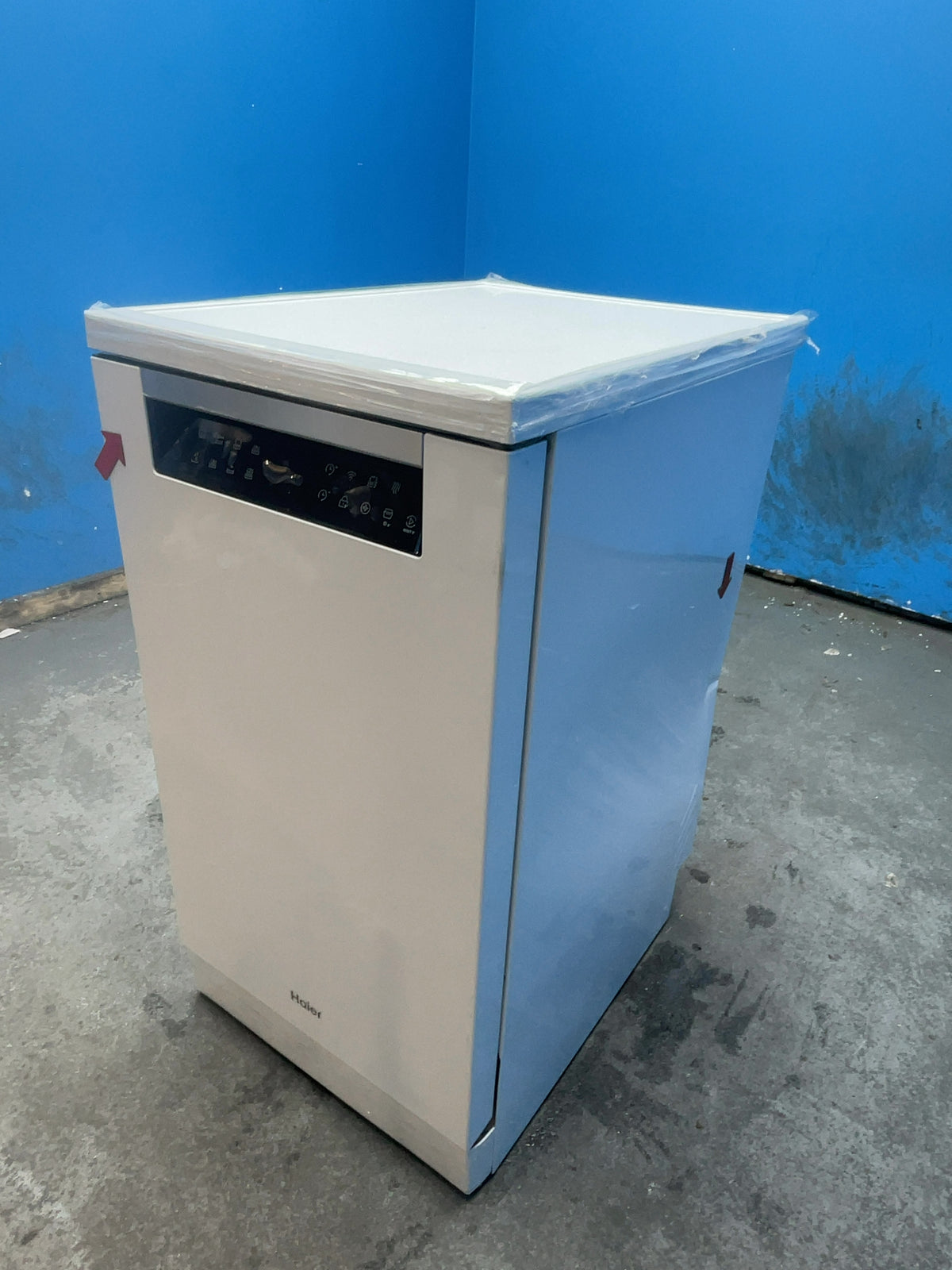 #GRC-166-447 - Haier I-Pro Shine 5 45cm Slimline Dishwasher – 11 Place Settings, WiFi Connected, White