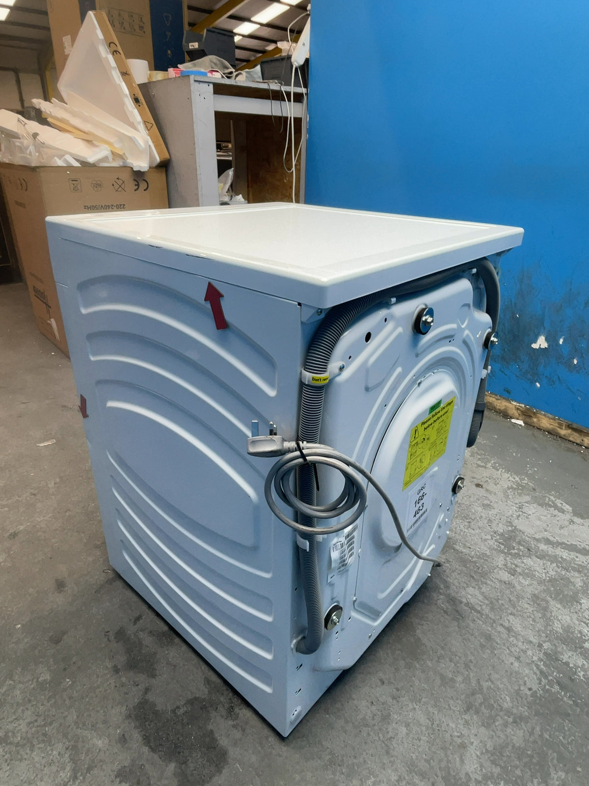 #GRC-166-463 - Haier 12kg 1400rpm Washing Machine – Steam Function, WiFi Connected, White