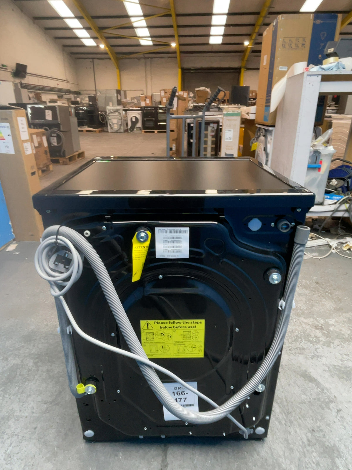 #GRC-166-477 - Candy Quick Pro 9kg Wash 6kg Dry Washer Dryer – 1400rpm, Mix Power System, Black