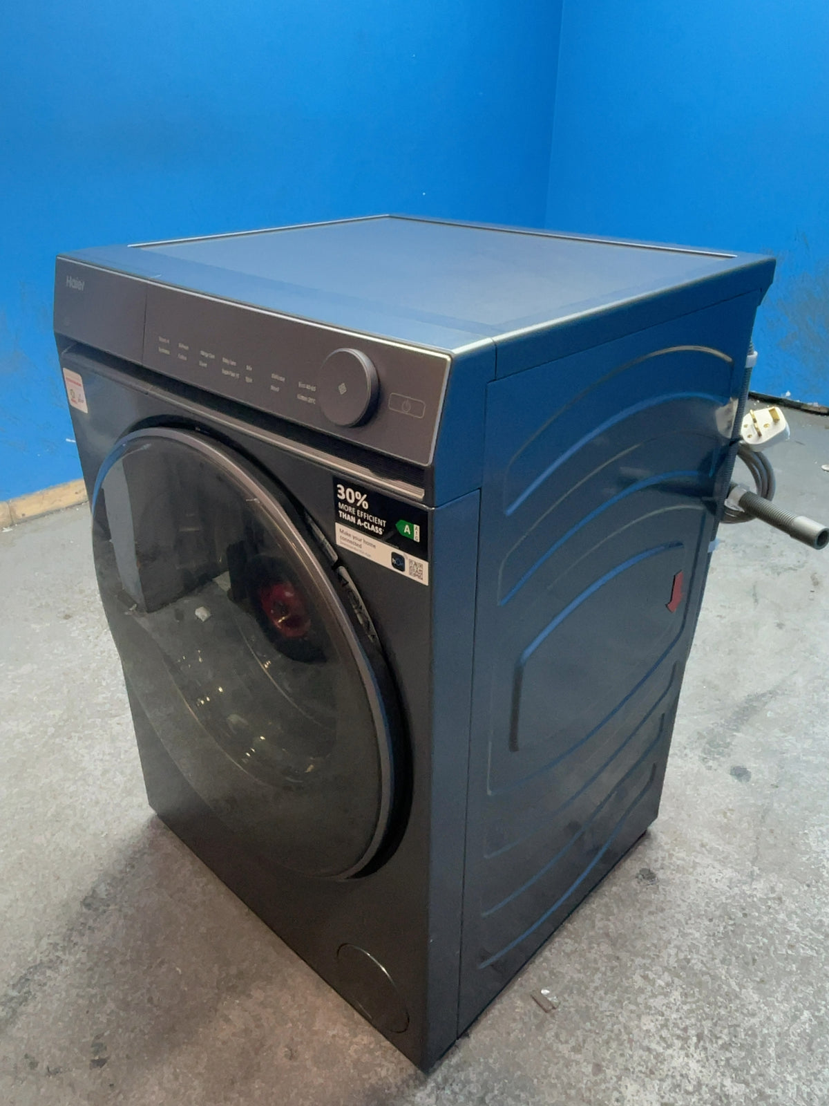 #GRC-166-487 - Haier 10kg 1400rpm Washing Machine – Direct Motion Motor, Graphite
