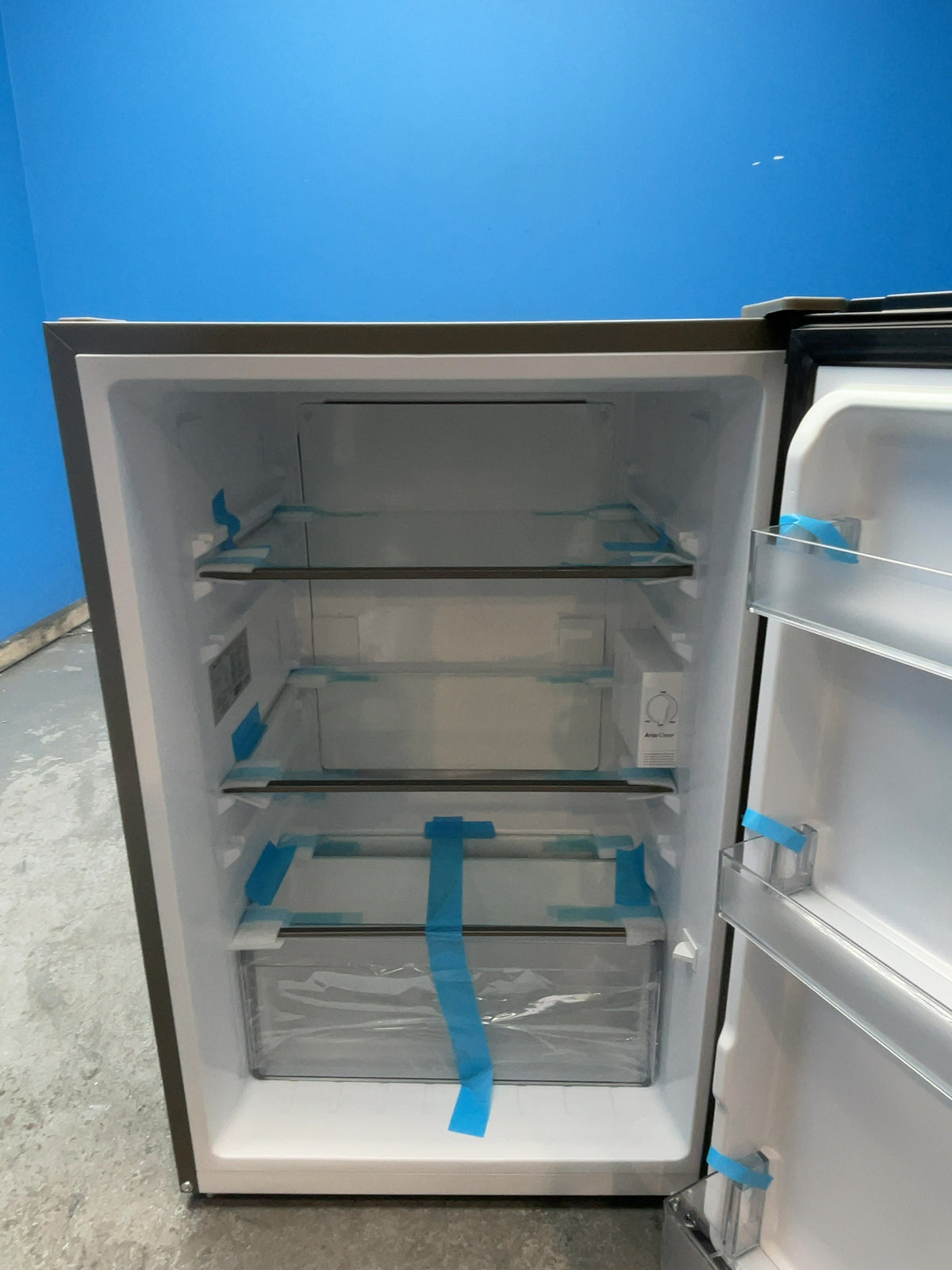 #GRC-166-497 - Hoover H-FRIDGE 300 Mini 54cm Under Counter Fridge – 129L, Aria Clear, Grey