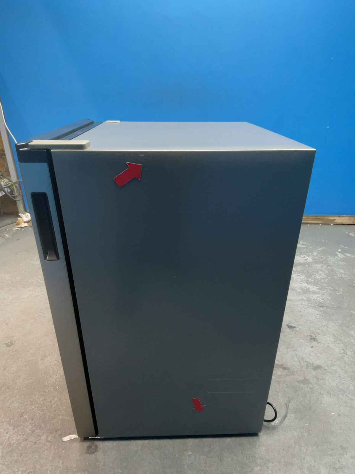 #GRC-166-497 - Hoover H-FRIDGE 300 Mini 54cm Under Counter Fridge – 129L, Aria Clear, Grey
