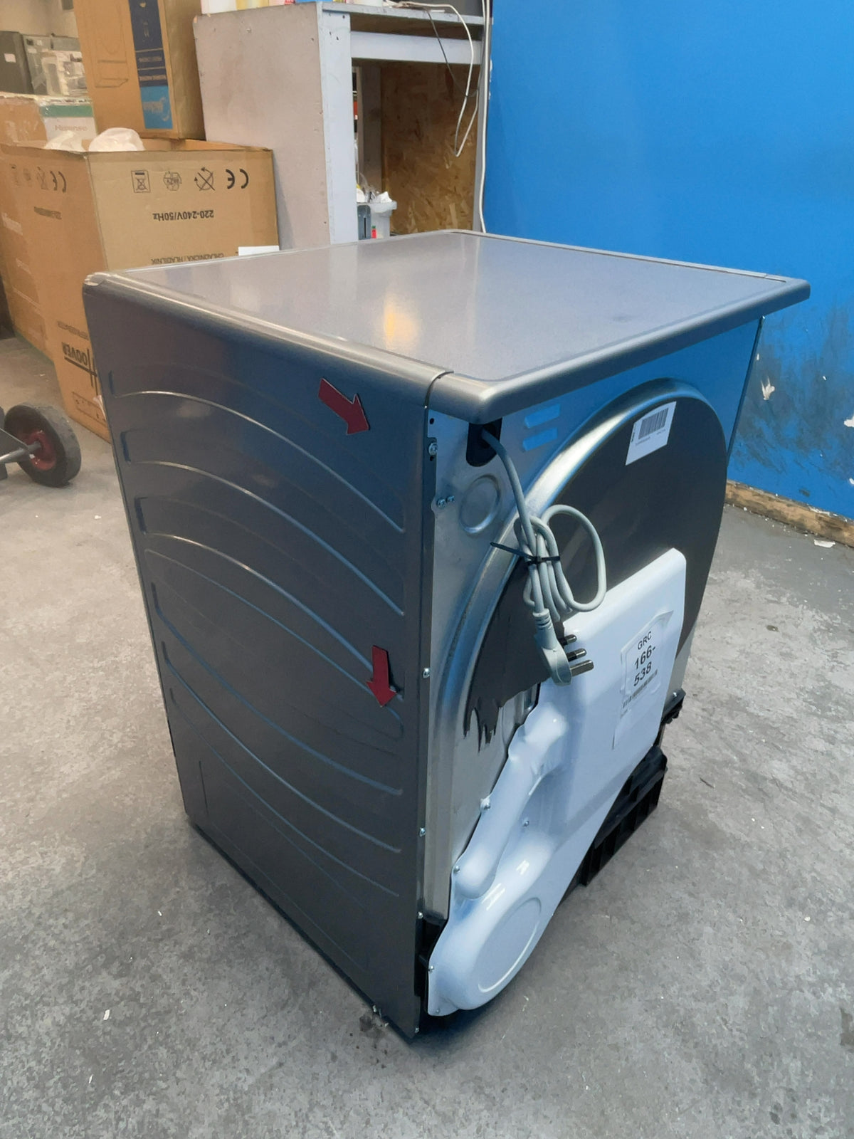 #GRC-166-538 - Hoover 10kg Condenser Tumble Dryer – WiFi Connected, Grey, B Energy Rating
