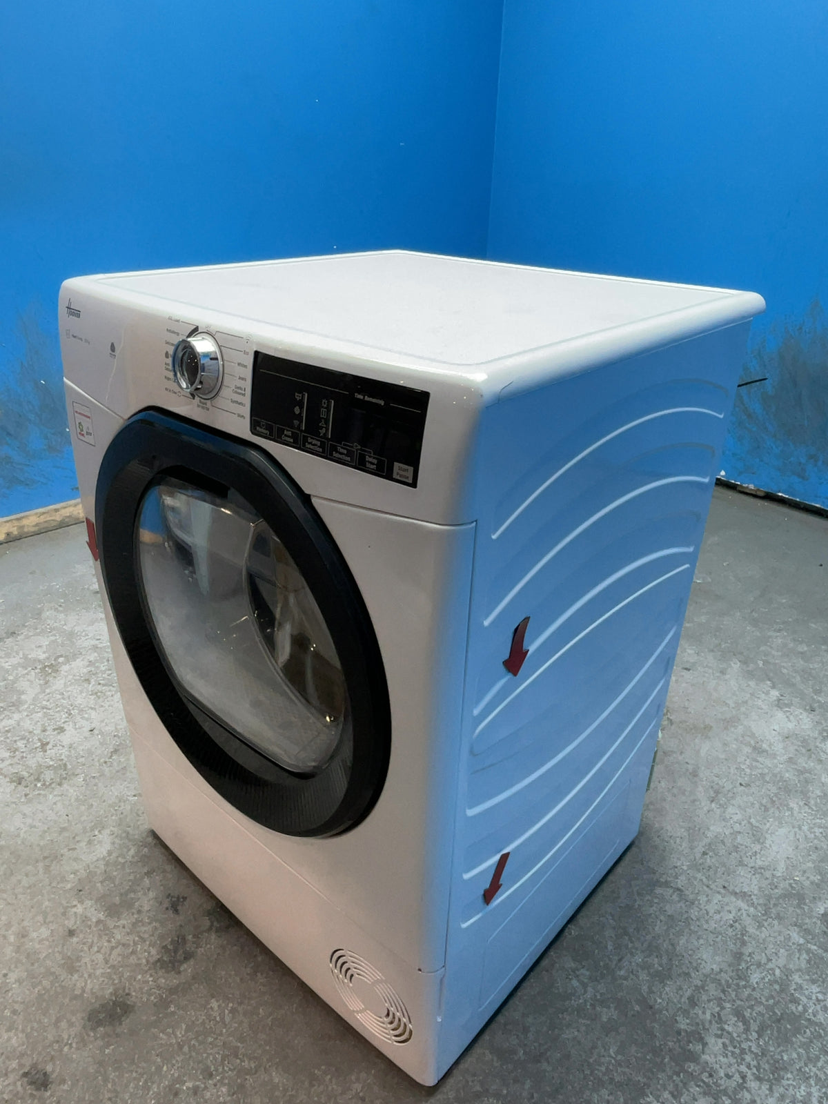 #GRC-166-569 - Hoover 10kg Heat Pump Tumble Dryer – WiFi Connected, White, D Energy Rating