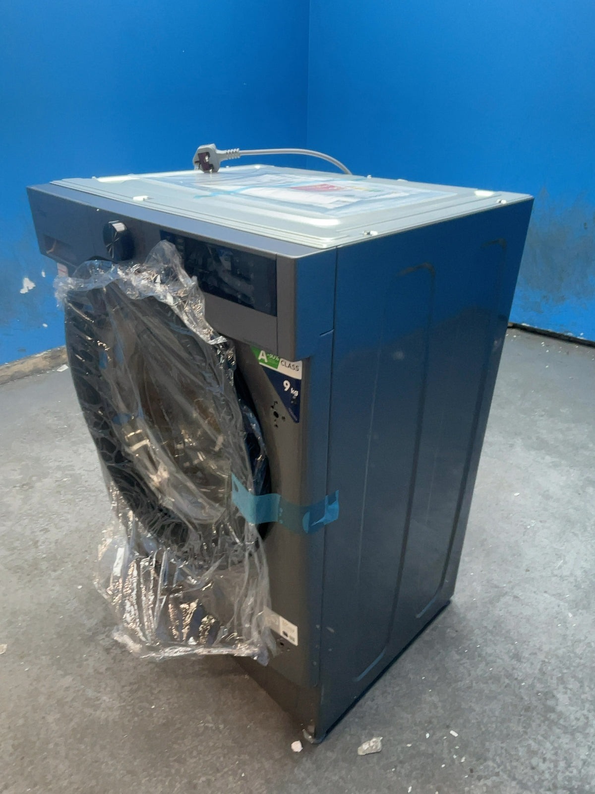 #GRC-166-571 - Hoover 9kg 1600rpm Integrated Washing Machine – AI Weight Sense, Graphite
