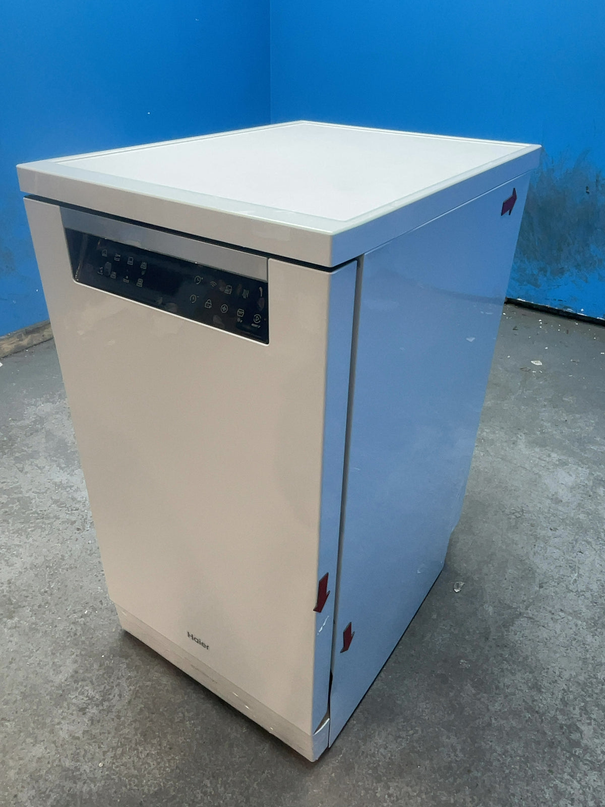 #GRC-166-591 - Haier I-Pro Shine 5 45cm Slimline Dishwasher – 11 Place Settings, WiFi Connected, White