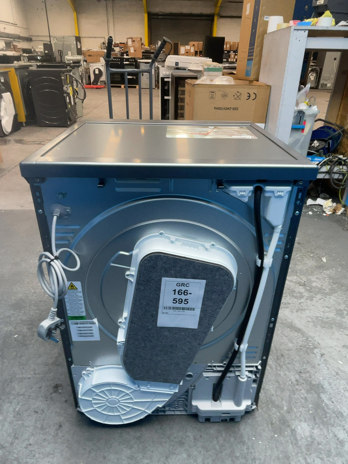 #GRC-166-595 - Hoover Pro Dry Series 5 9kg Heat Pump Tumble Dryer – Sensor Drying, Grey