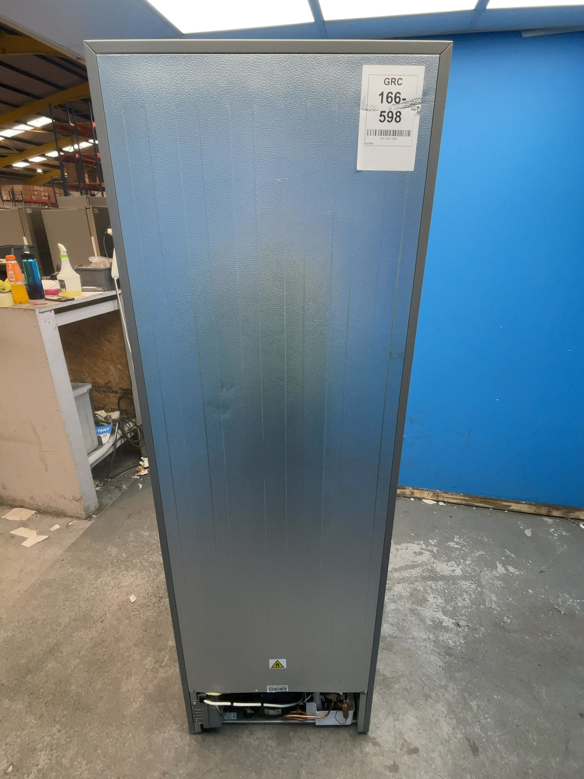 #GRC-166-598 - Midea 59.5cm Fridge Freezer – 310L, Inox, Total No Frost, Smart WiFi