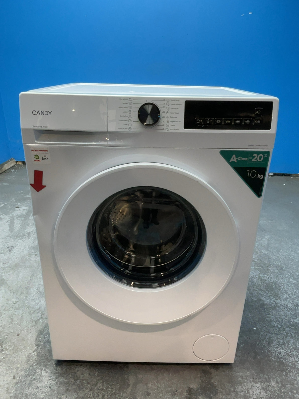 #GRC-166-629 - Candy Quick Pro 10kg 1400rpm Washing Machine – Quick Wash, Smart Spray, White