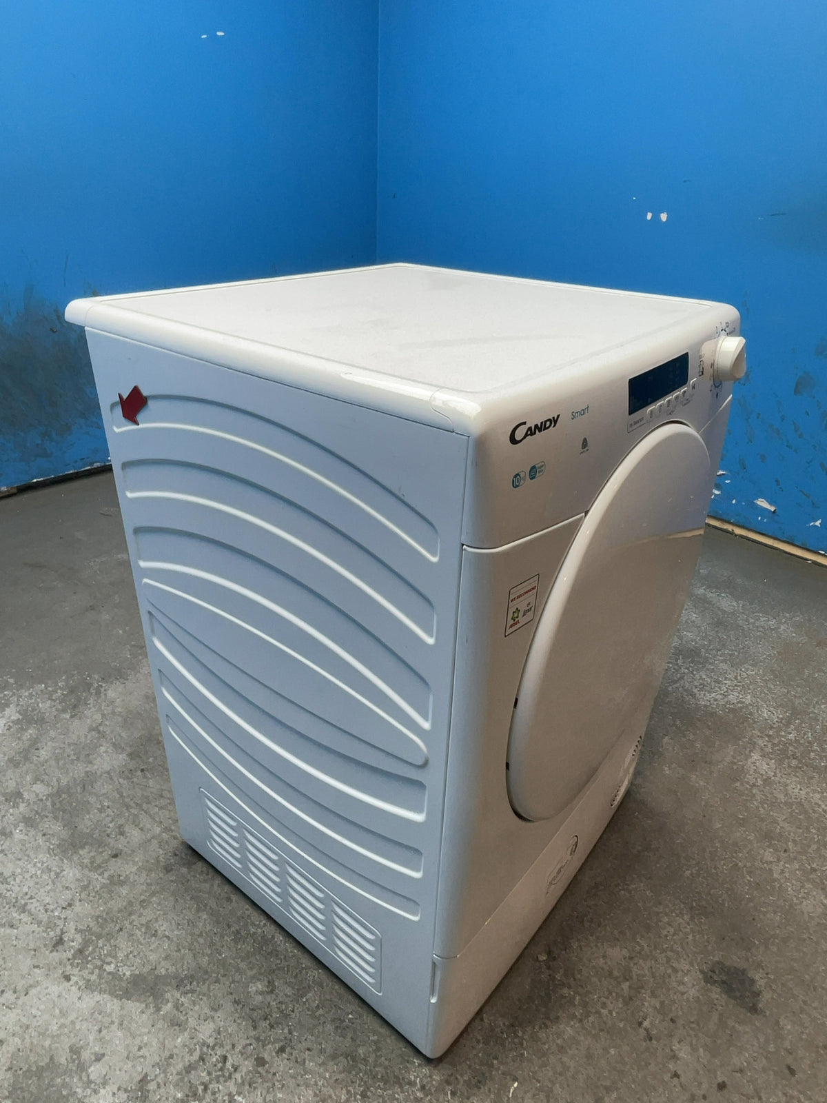 #GRC-166-640 - Candy Smart 10kg Condenser Tumble Dryer – Sensor Drying, White, G Energy Rating