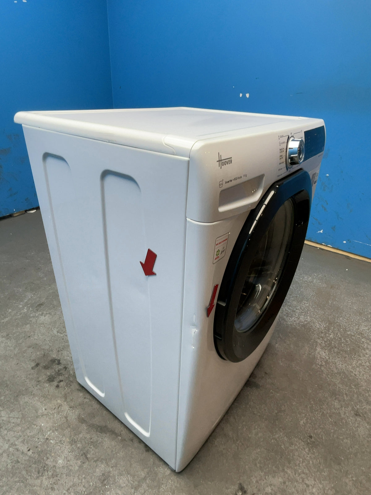 #GRC-166-648 - Hoover H-WASH 350 9kg 1400rpm Washing Machine – Allergy Care Pro, White