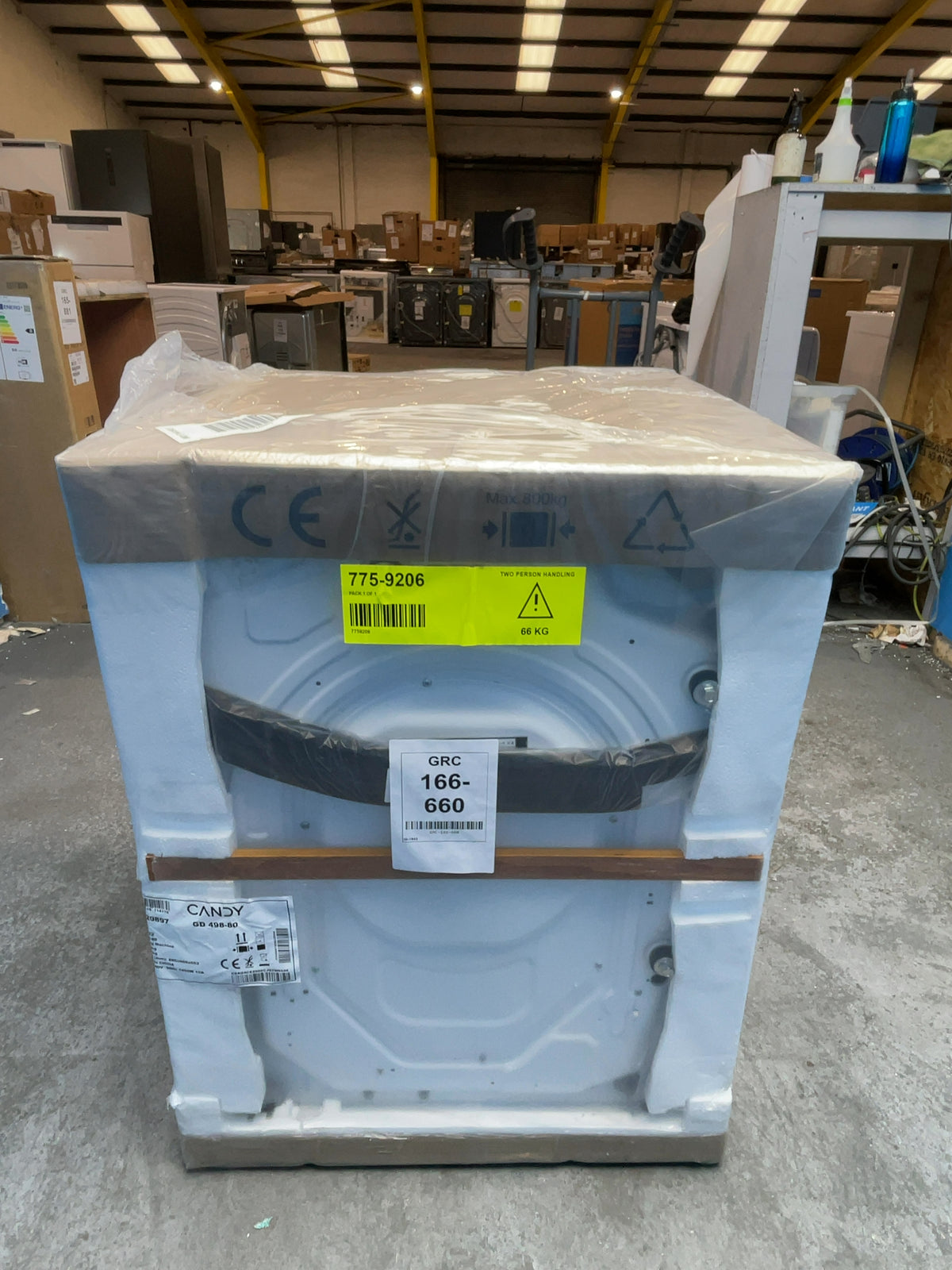 #GRC-166-660 - Candy 9kg 1400rpm Washing Machine – Quick Wash, MixPower System, White
