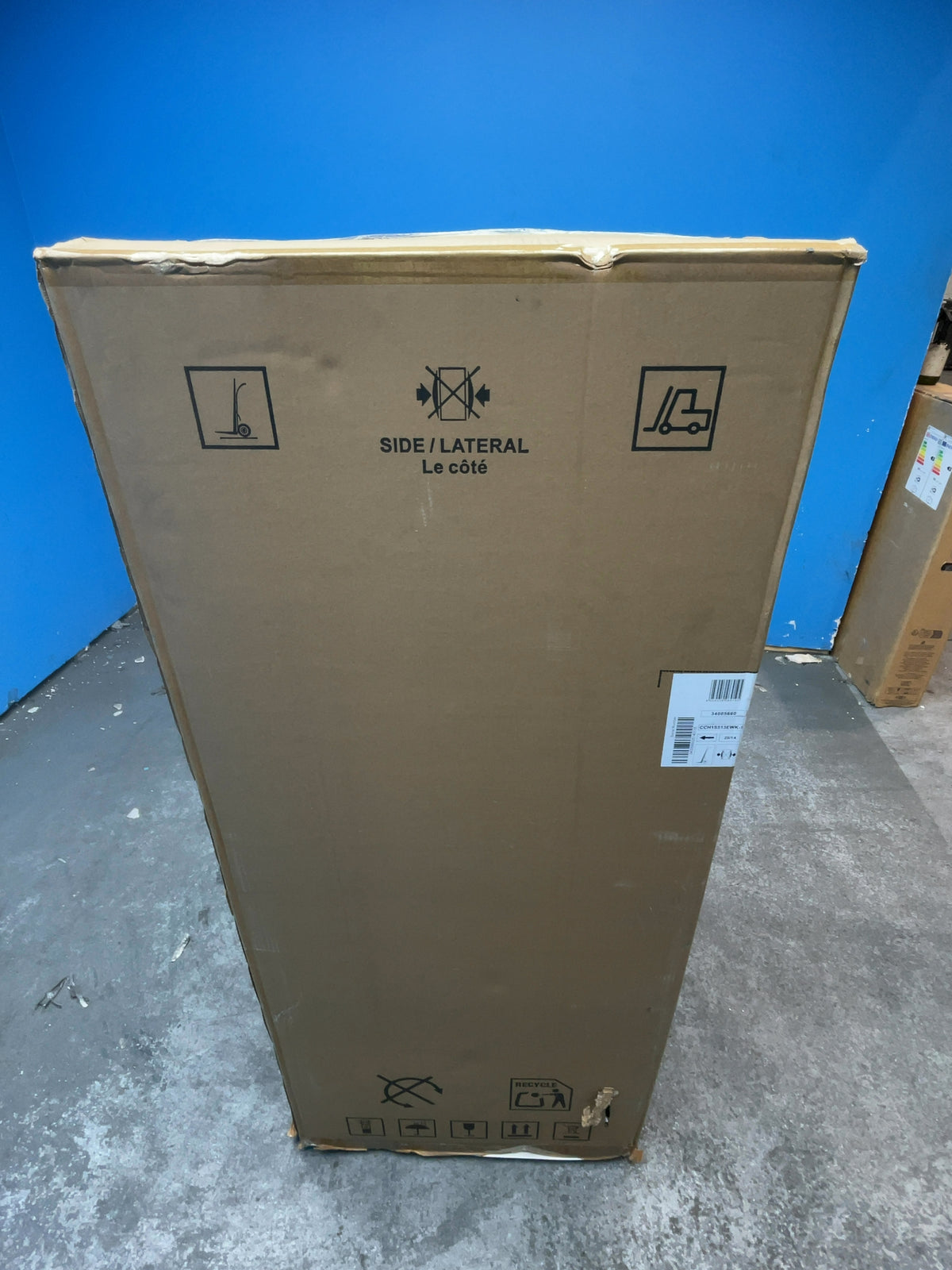 #GRC-166-697 - Candy 55cm Fridge Freezer – 185L, White, Static
