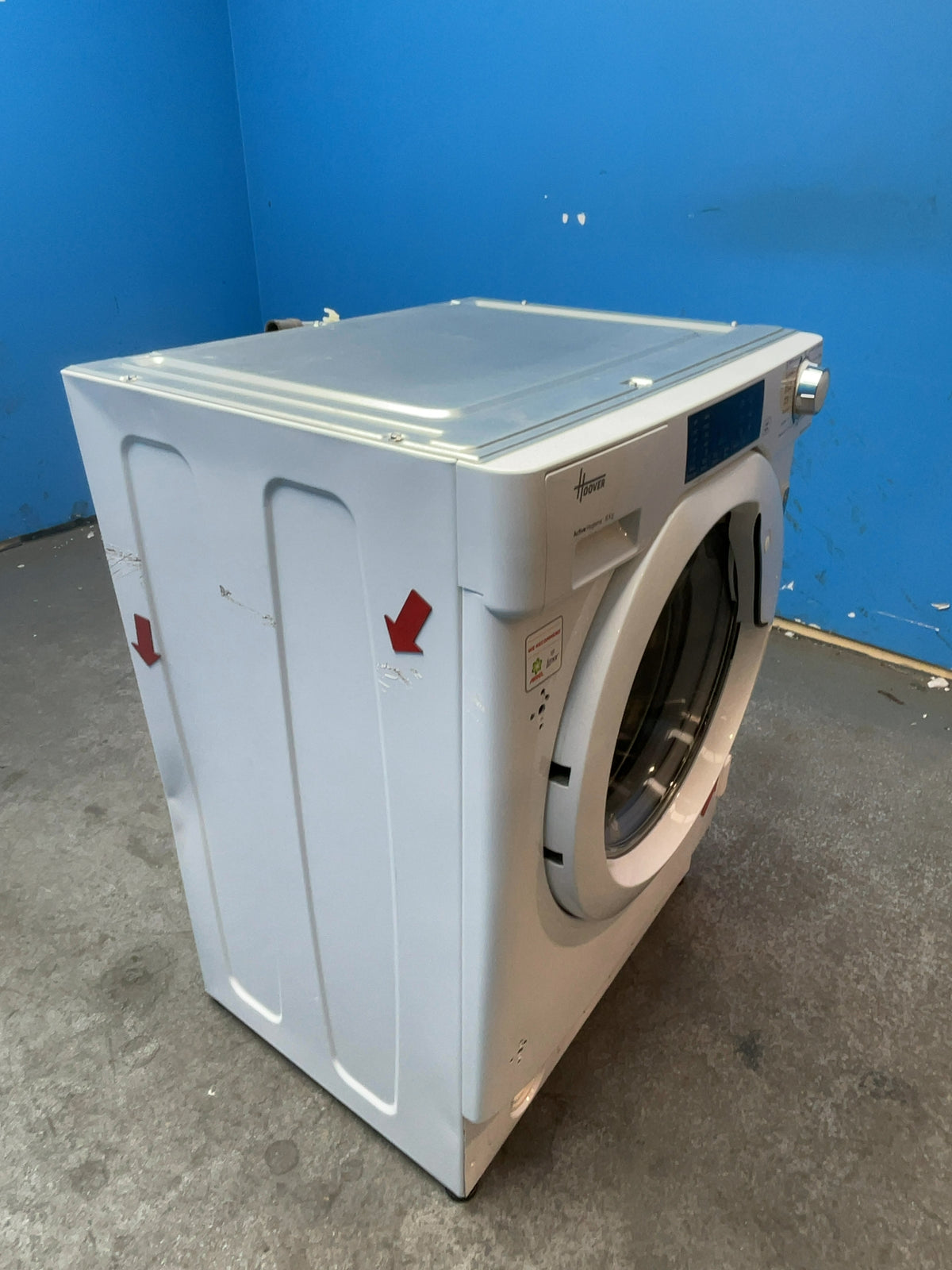 #GRC-166-710 - Hoover H-WASH 300 8kg 1400rpm Integrated Washing Machine – KG Mode Sensor, White