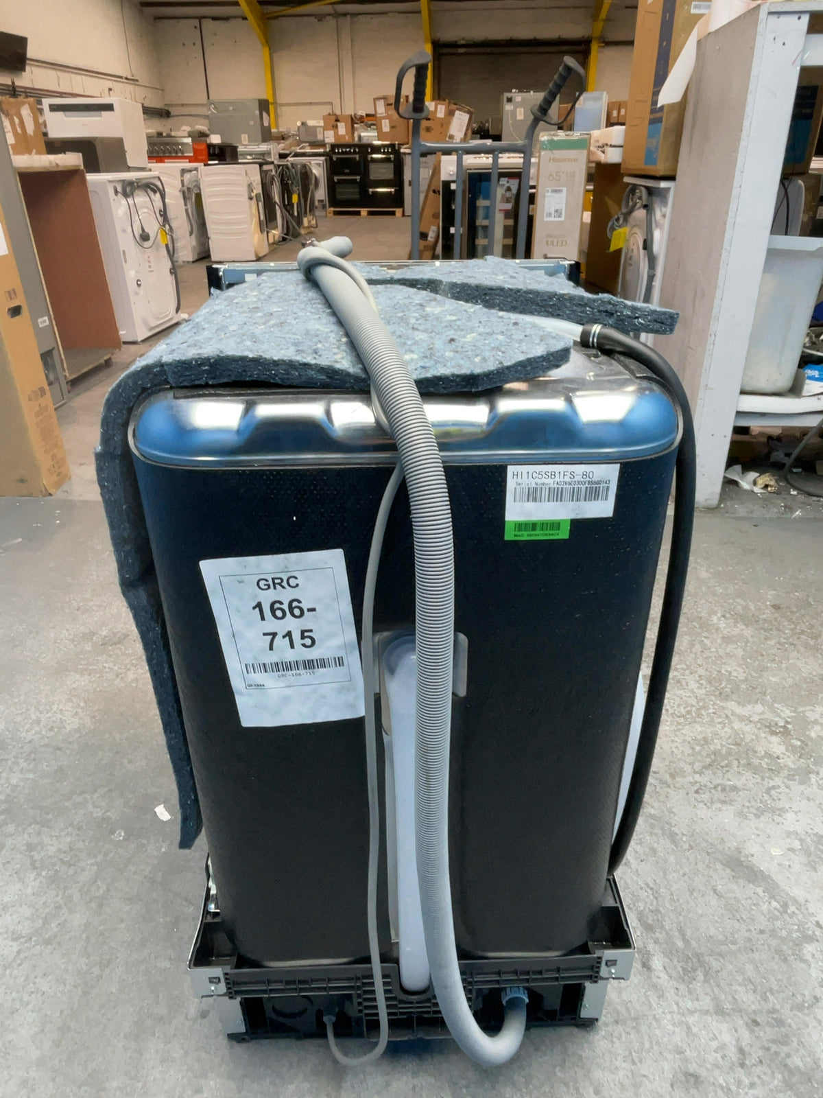 #GRC-166-715 - Hoover H-DISH 300 Slimline Integrated Dishwasher – 11 Place Settings, WiFi Connected, Silver